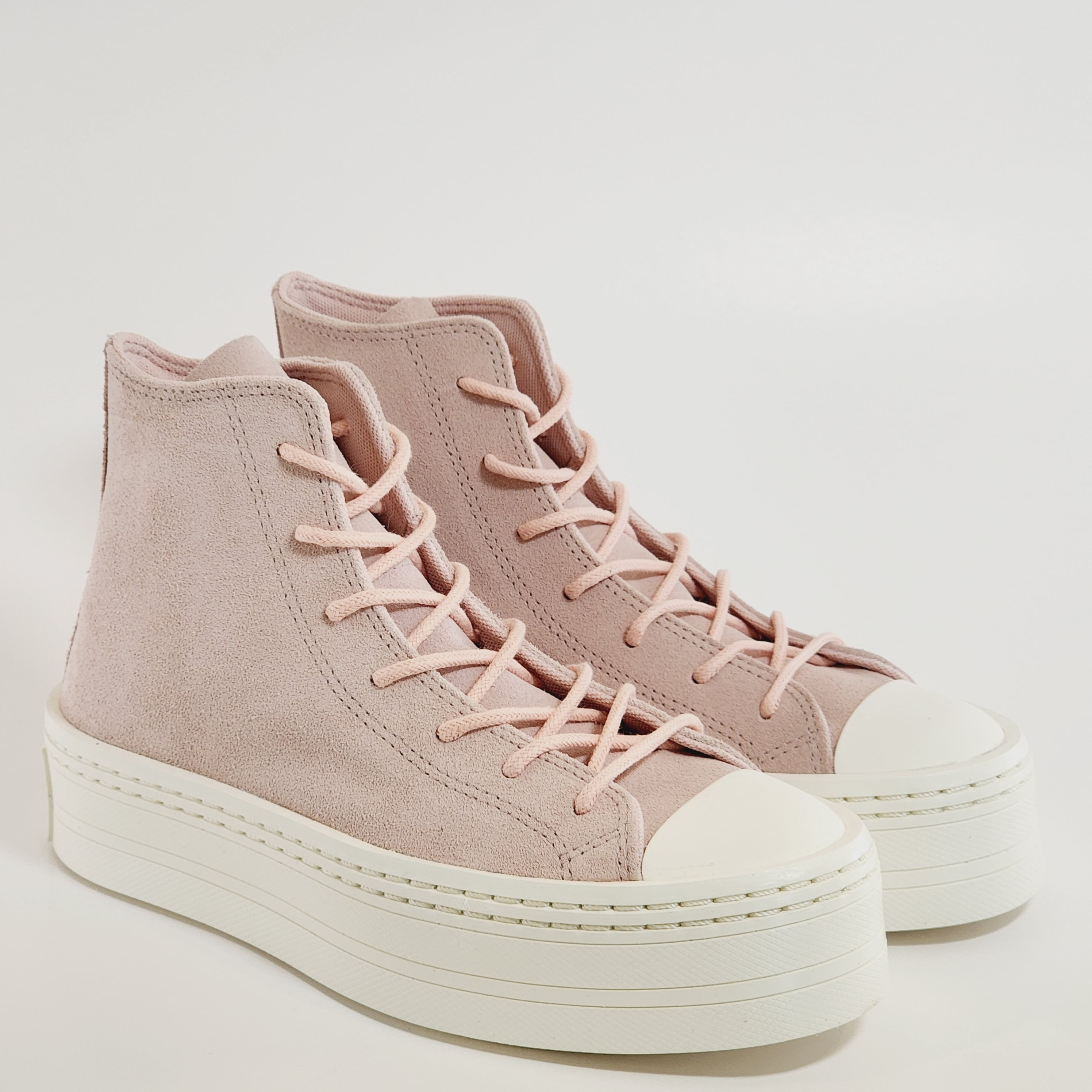 Converse CTAS Hi Modern Lift Mono Suede Women's Platform Sneaker A04663C NWT