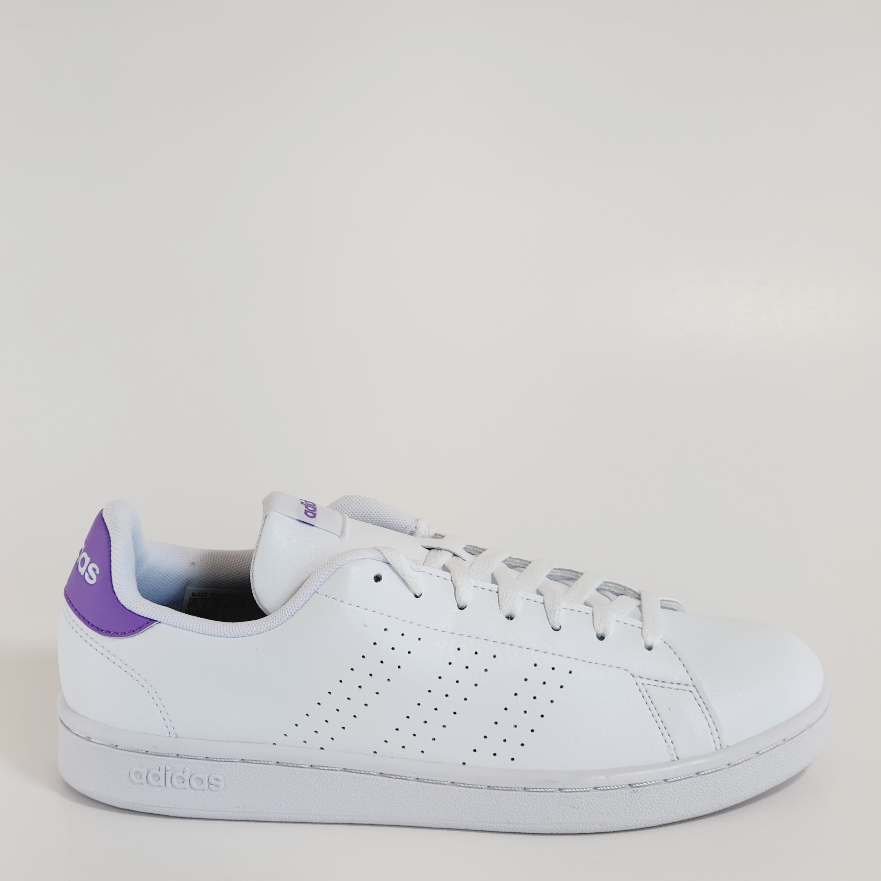 Adidas Advantage Cloud White/Violet Fusion Women's Sneakers HR0320 NWT