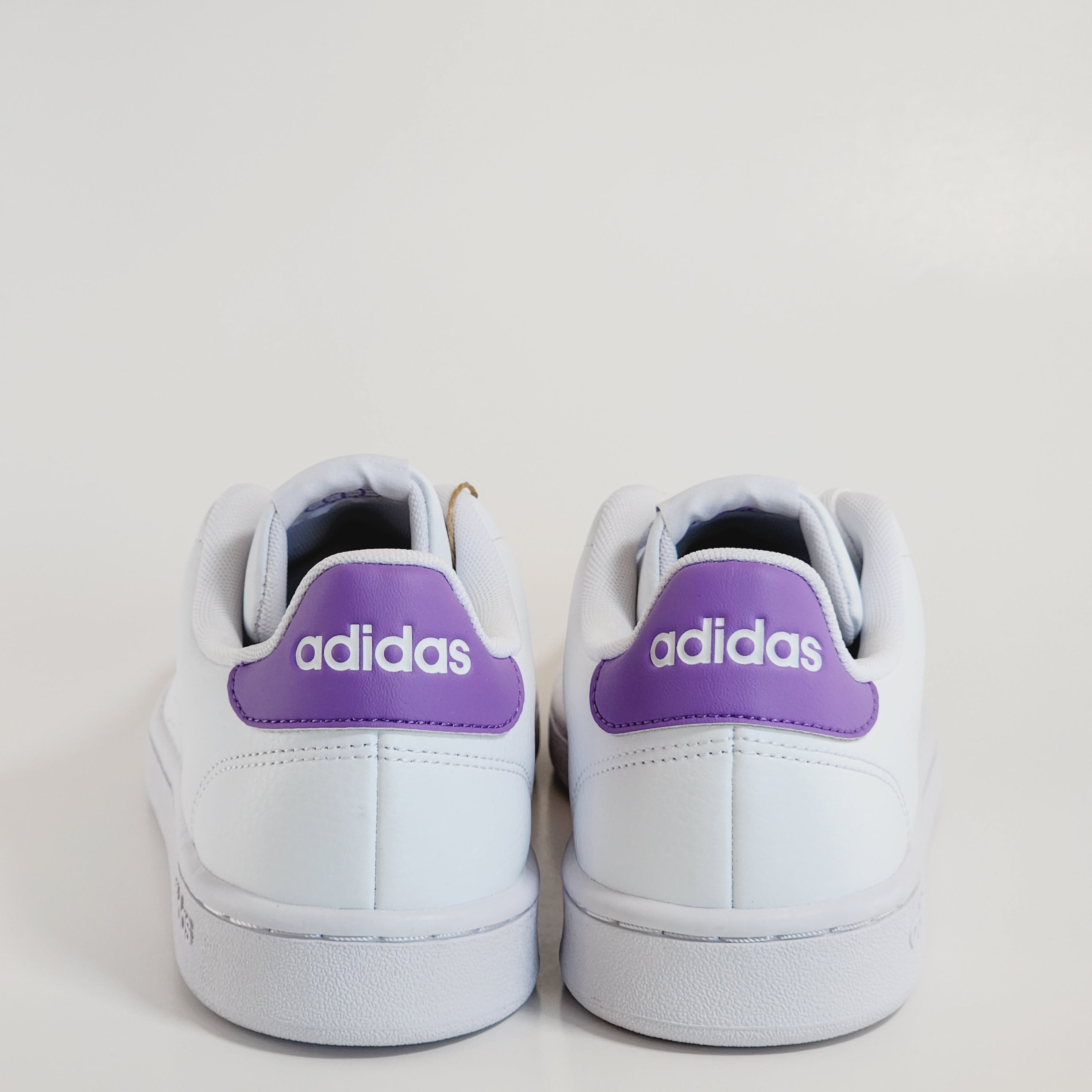 Adidas Advantage Cloud White/Violet Fusion Women's Sneakers HR0320 NWT