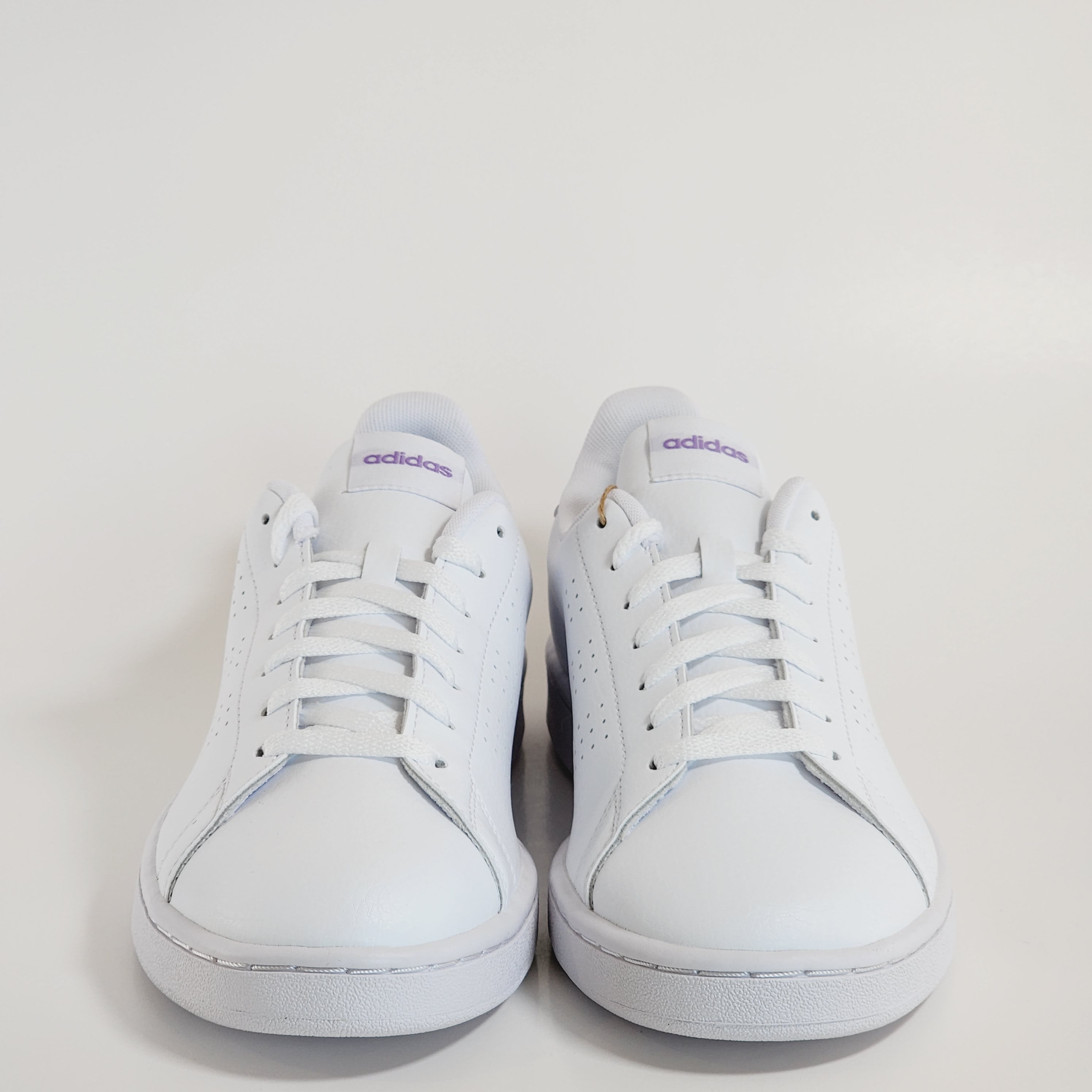 Adidas Advantage Cloud White/Violet Fusion Women's Sneakers HR0320 NWT