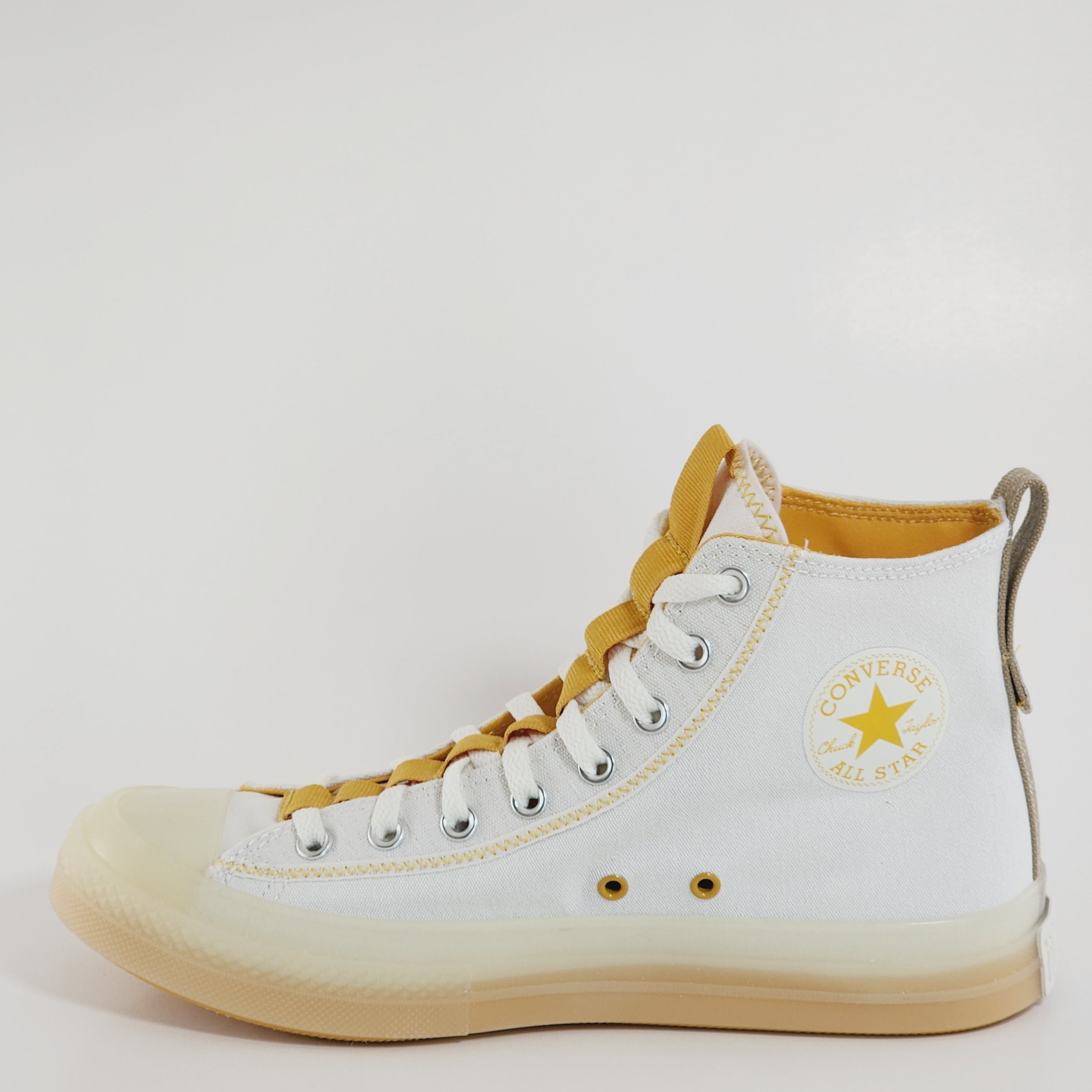 Converse CTAS CX Hi Explore Vintage White Canvas Unisex Sneakers A05997C NWT