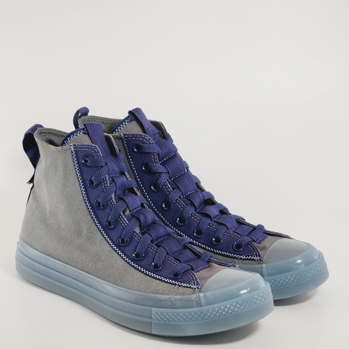 Converse CTAS CX Hi Explore Origin Story Grey Canvas Unisex Sneakers A