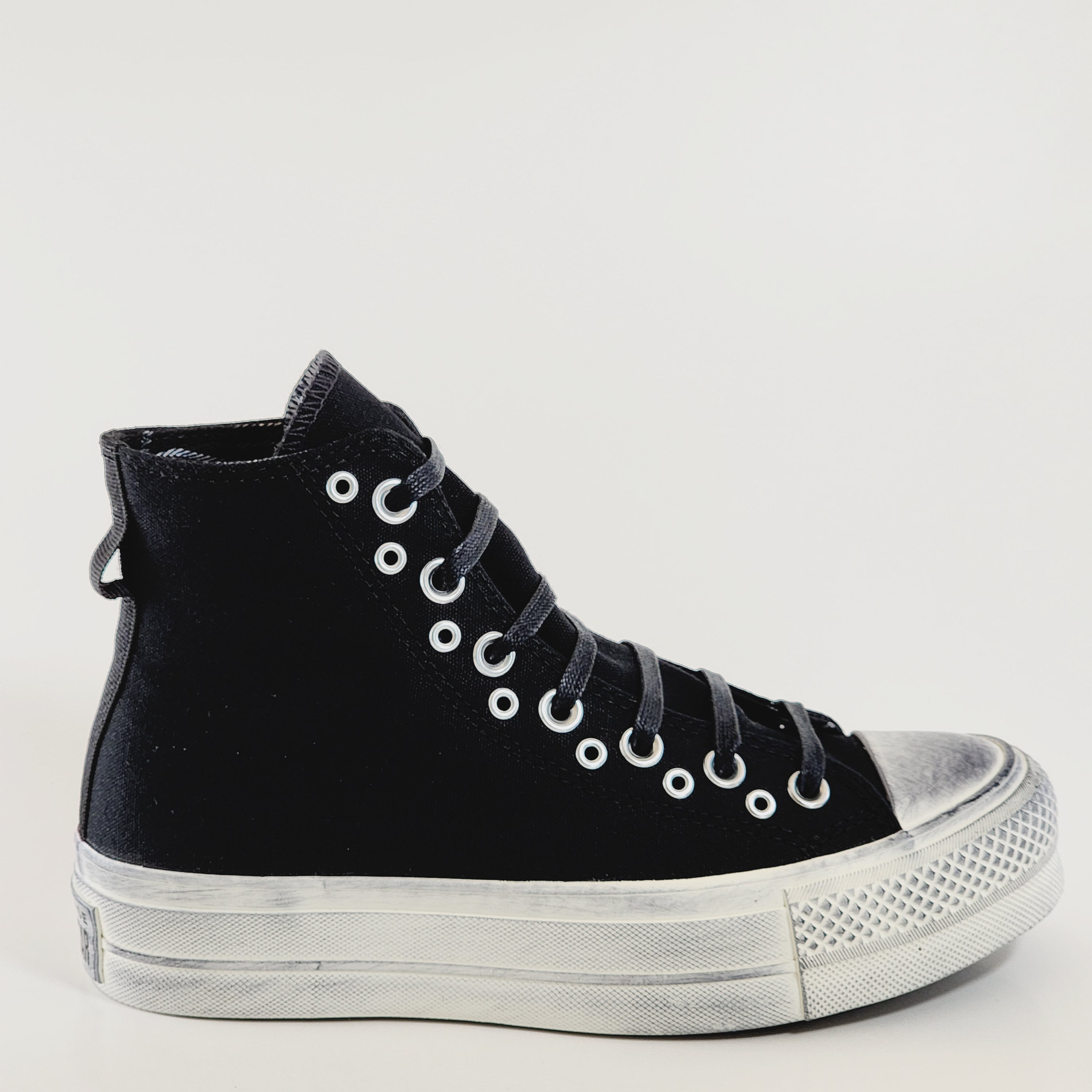 Converse CTAS Hi Lift Punk Black/Egret Women's Platform Sneakers A07679C NWT