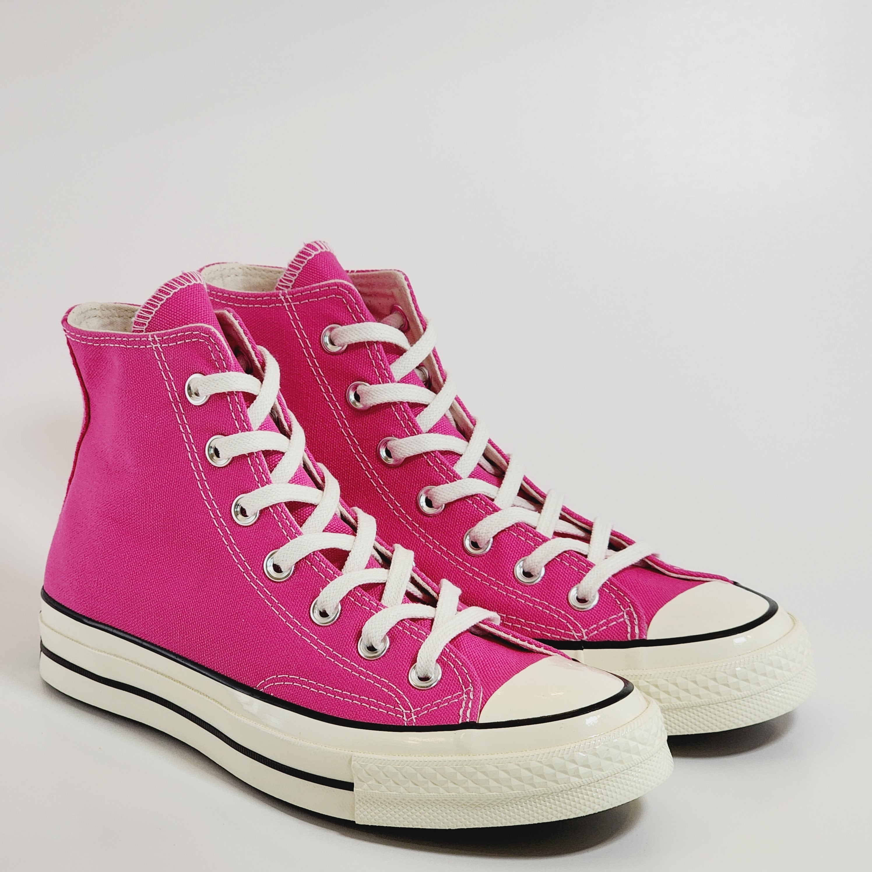 Converse Chuck 70 Hi Vintage Canvas 'Lucky Pink' Women's Sneakers A04594C NWT