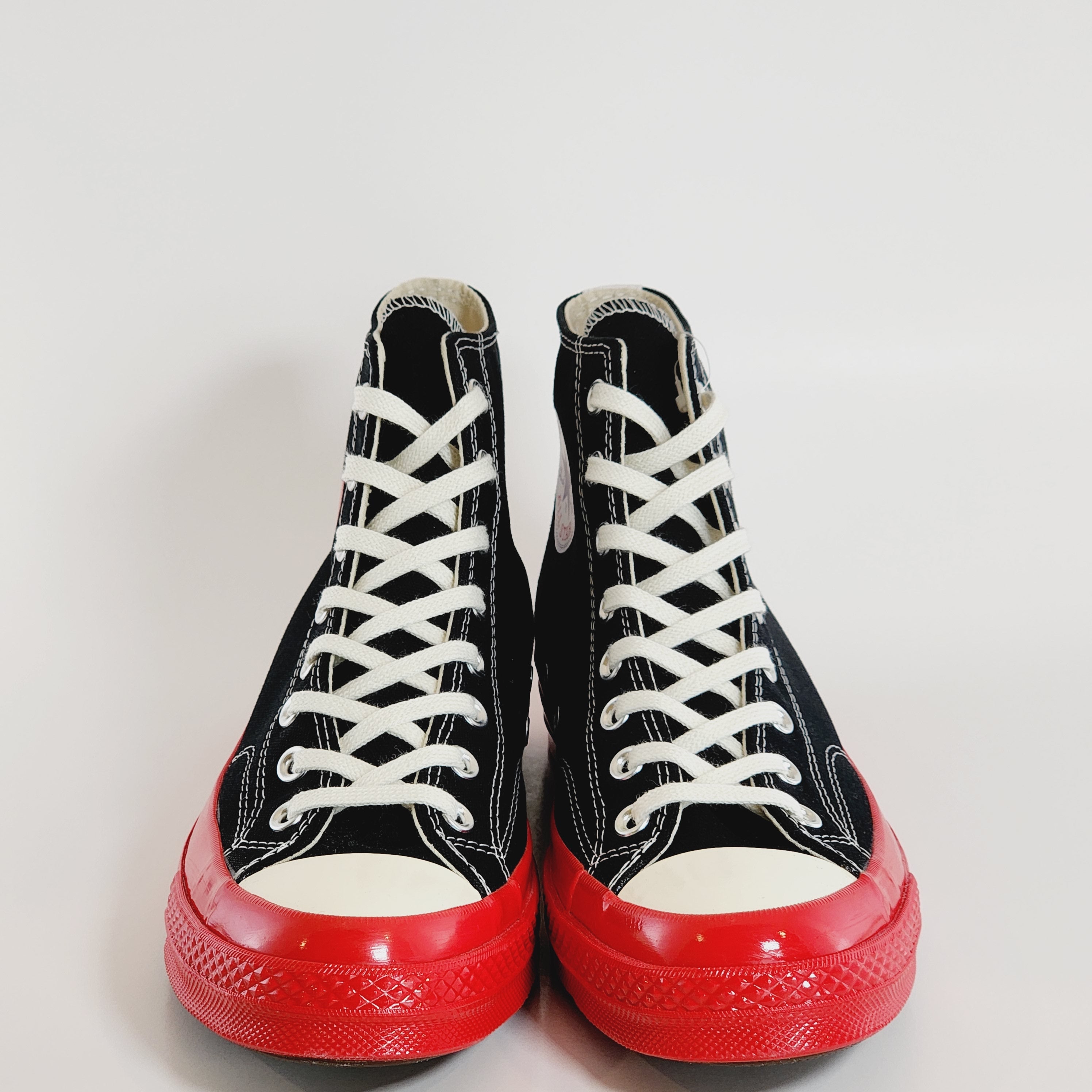 Converse x Comme des Garçons PLAY Chuck 70 Hi Black/Red/Egret Sneakers A01793C