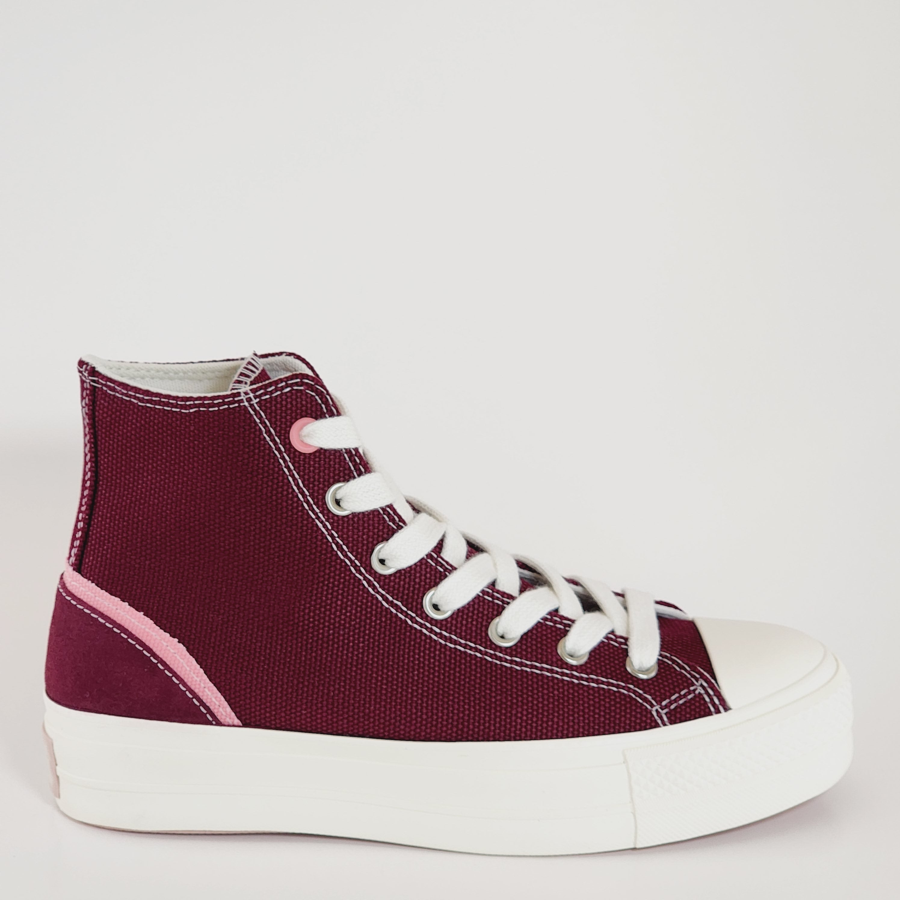 Converse CTAS Lift Hi Deep Bordeaux/Egret Women's Platform Sneakers A07114C NWT