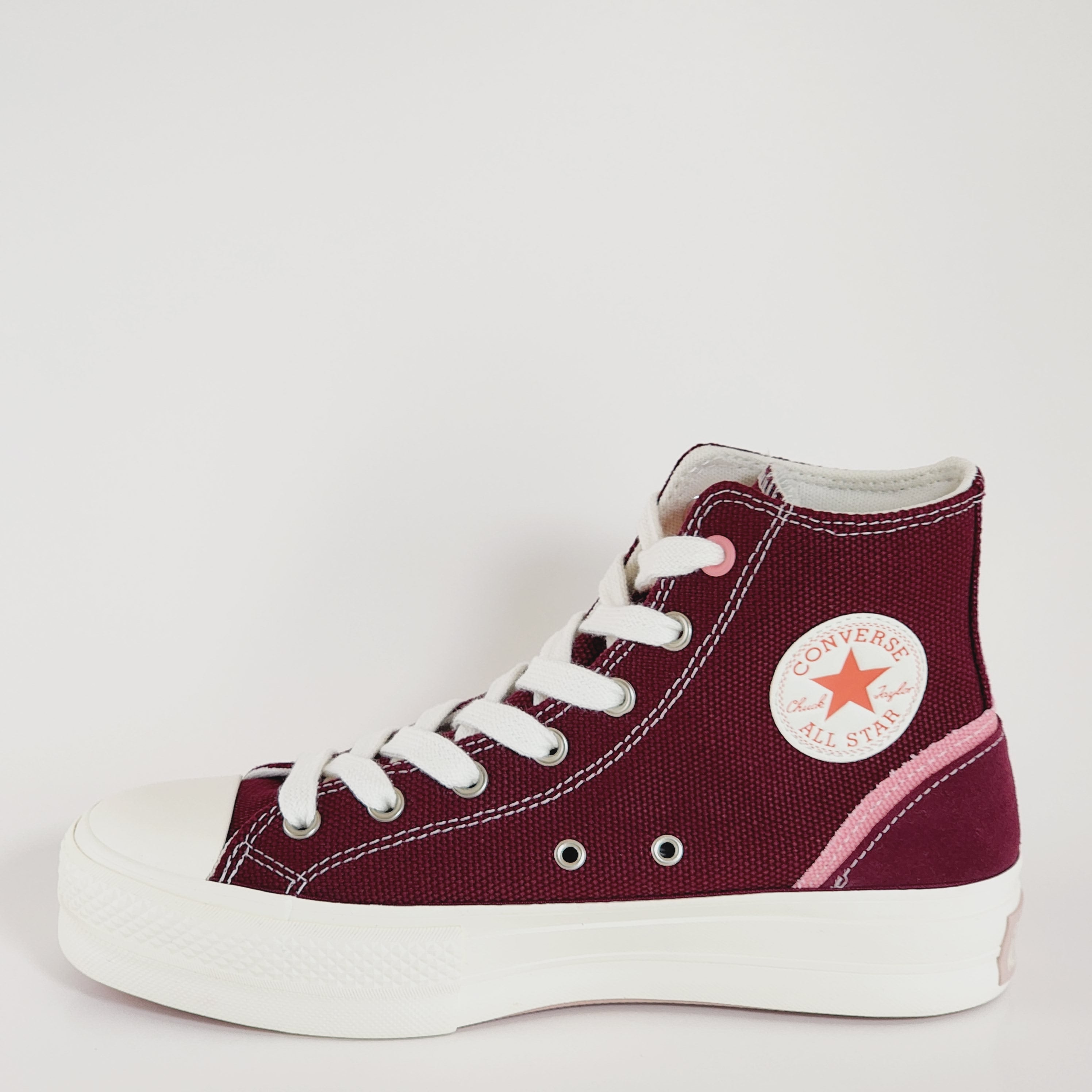 Converse CTAS Lift Hi Deep Bordeaux/Egret Women's Platform Sneakers A07114C NWT