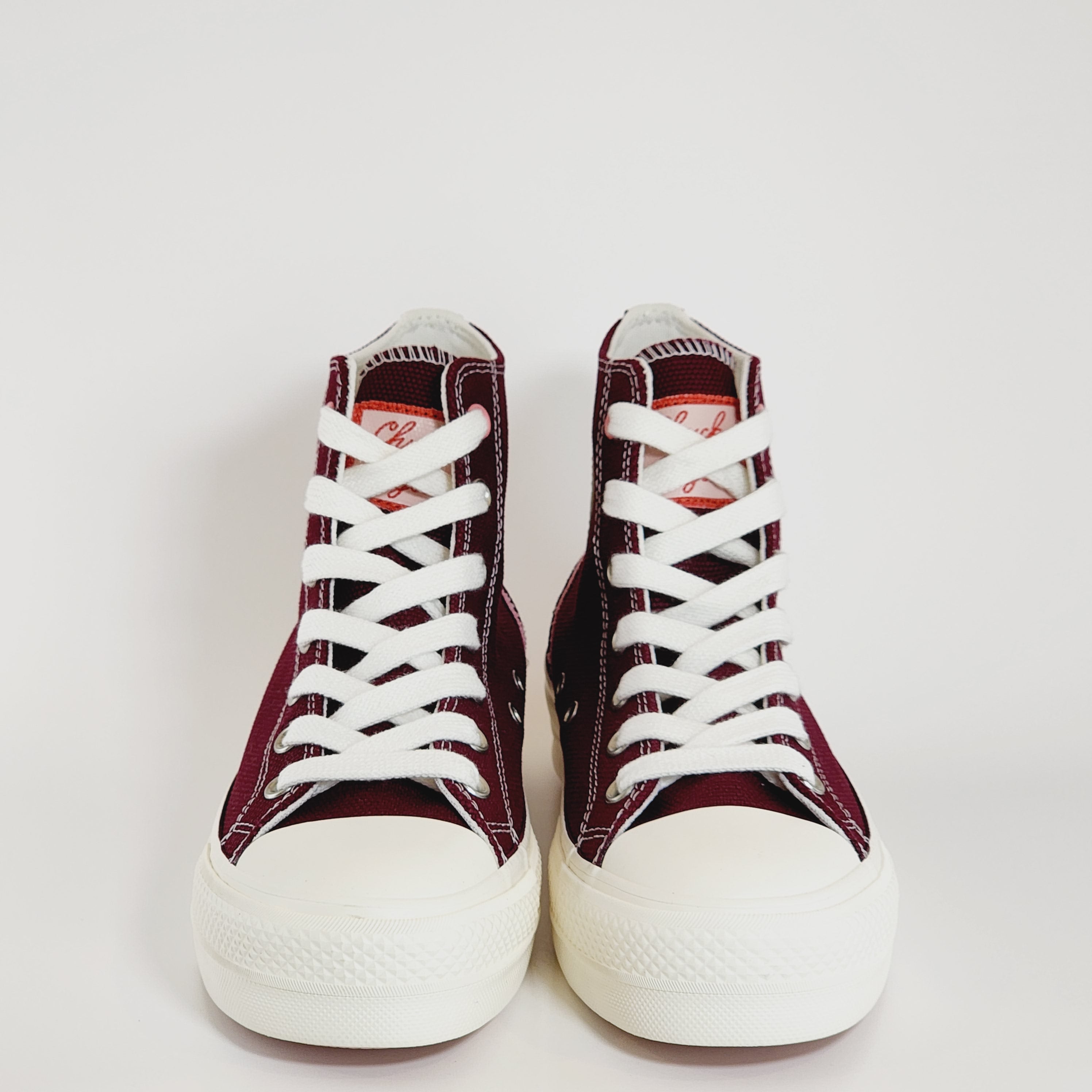 Converse CTAS Lift Hi Deep Bordeaux/Egret Women's Platform Sneakers A07114C NWT