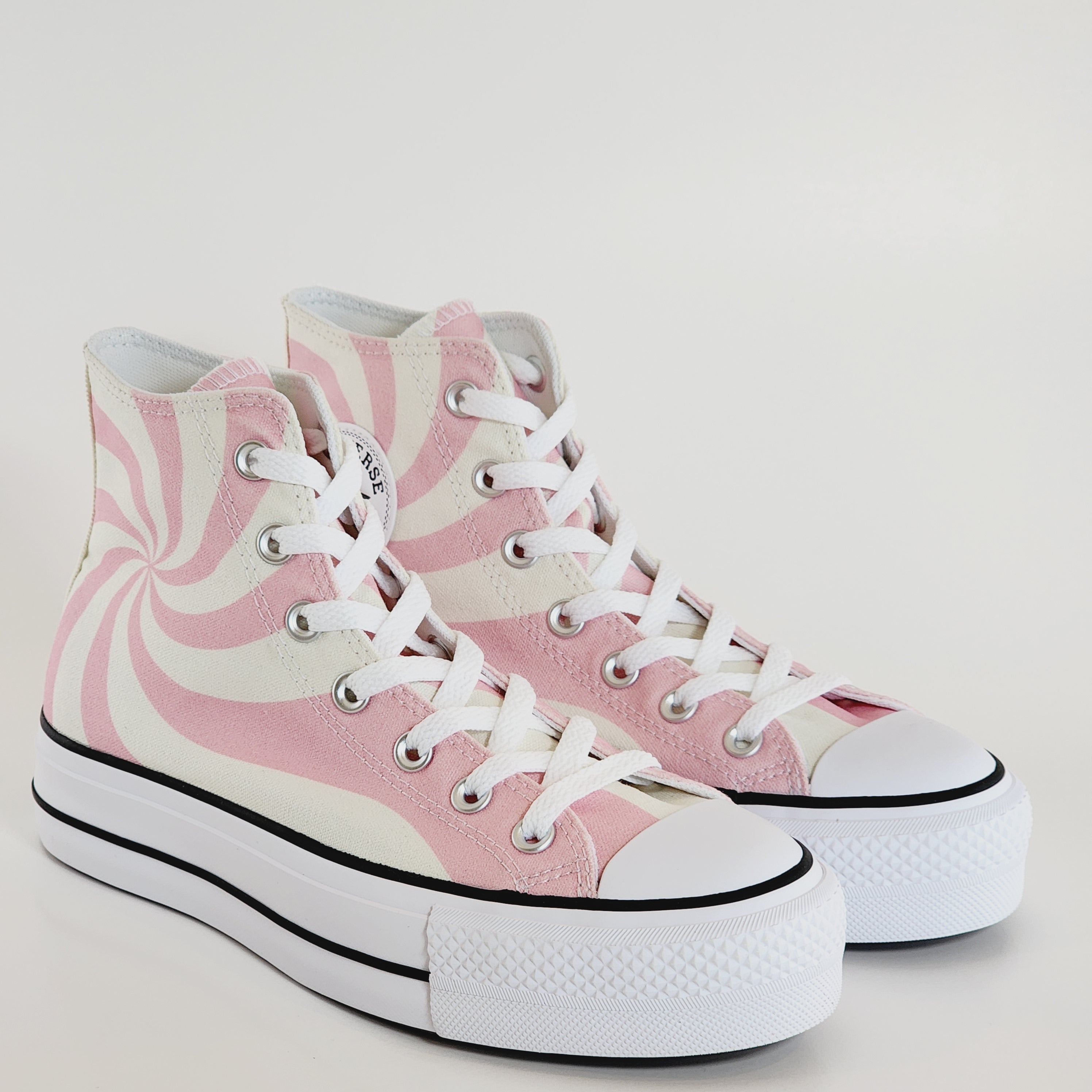 Converse CTAS Hi Lift Sunrise Pink Canvas Women's Platform Sneakers A10008C NWT