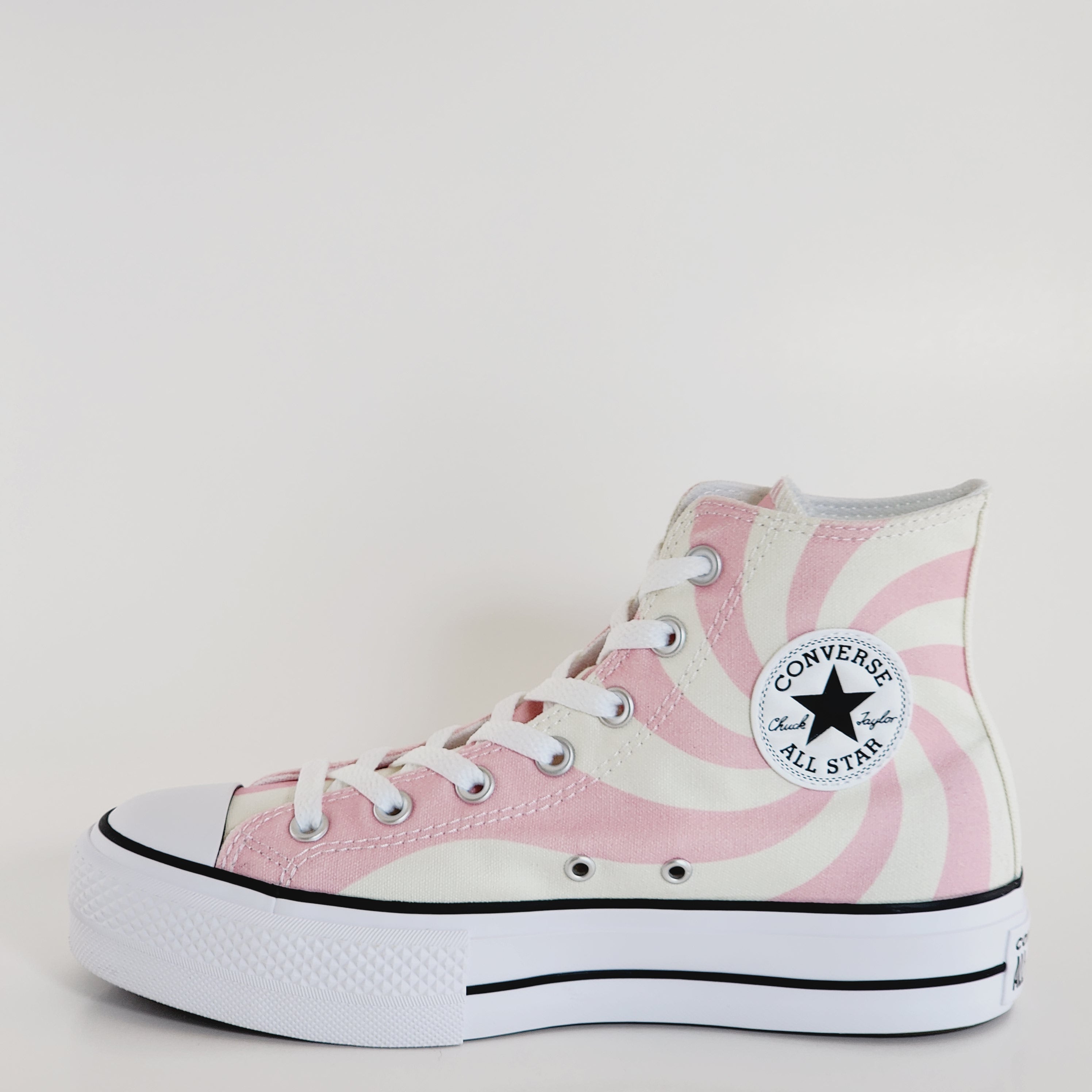 Converse CTAS Hi Lift Sunrise Pink Canvas Women's Platform Sneakers A10008C NWT