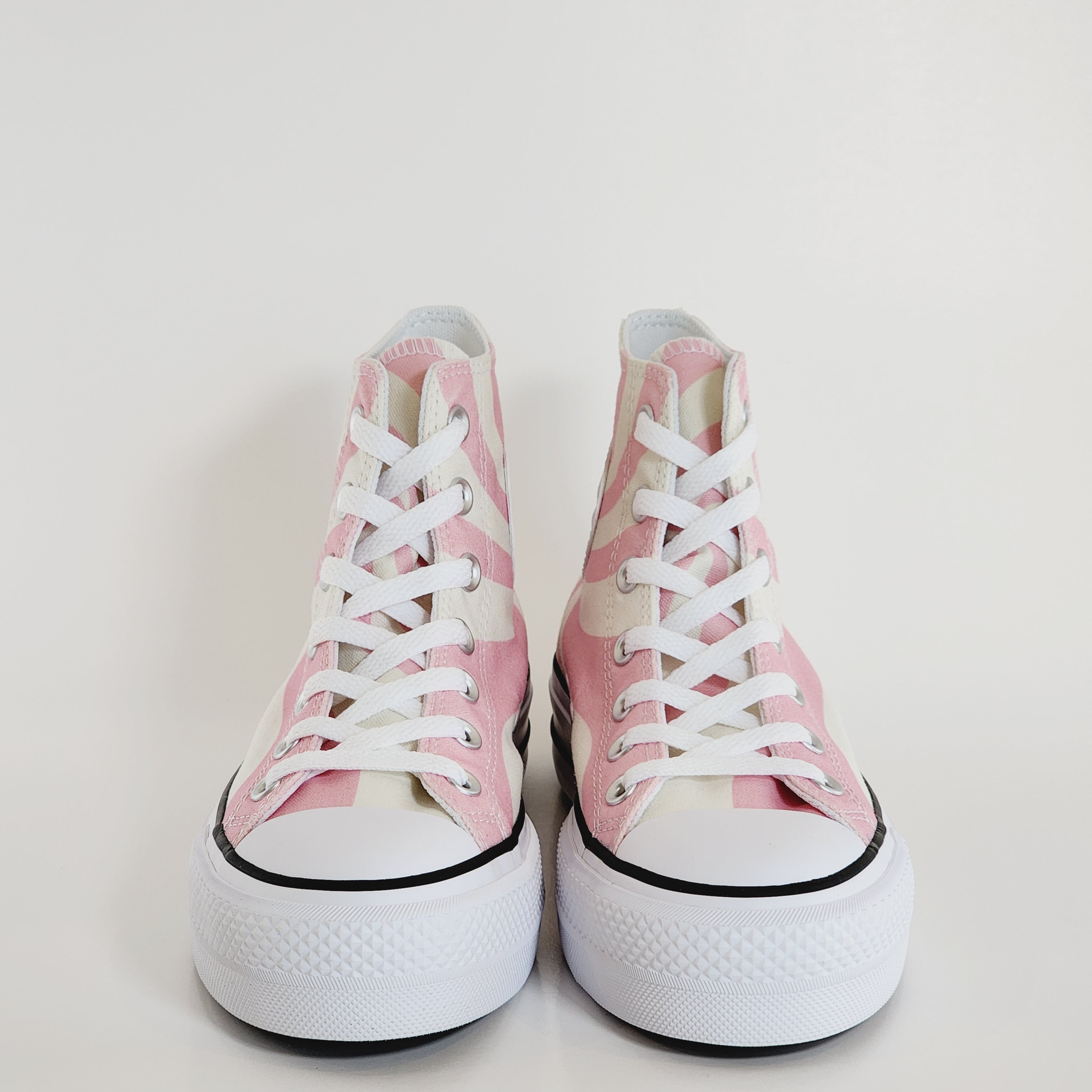 Converse CTAS Hi Lift Sunrise Pink Canvas Women's Platform Sneakers A10008C NWT