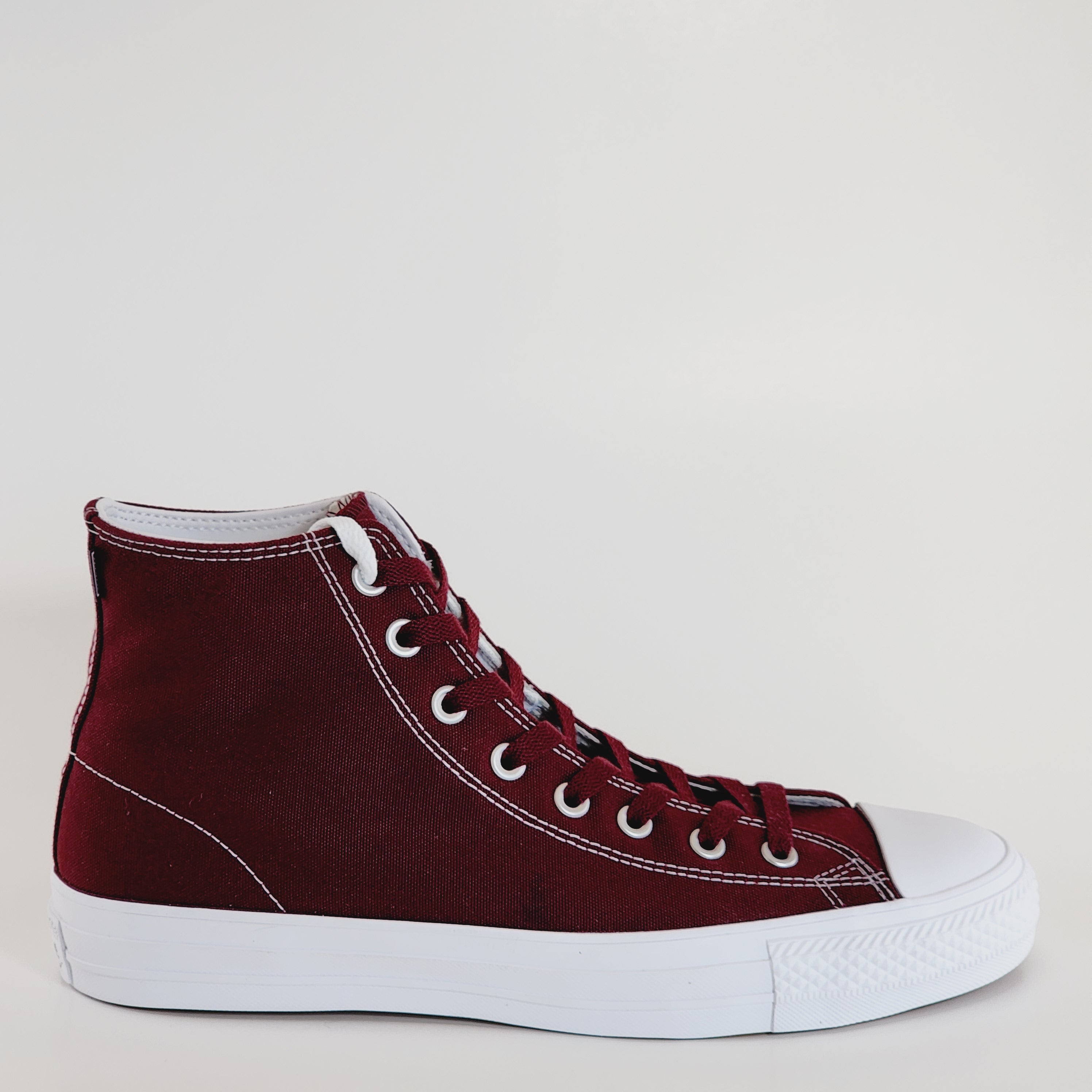 Converse CONS CTAS Pro Hi Deep Bordeaux/White Unisex Sneakers 171322C NWT