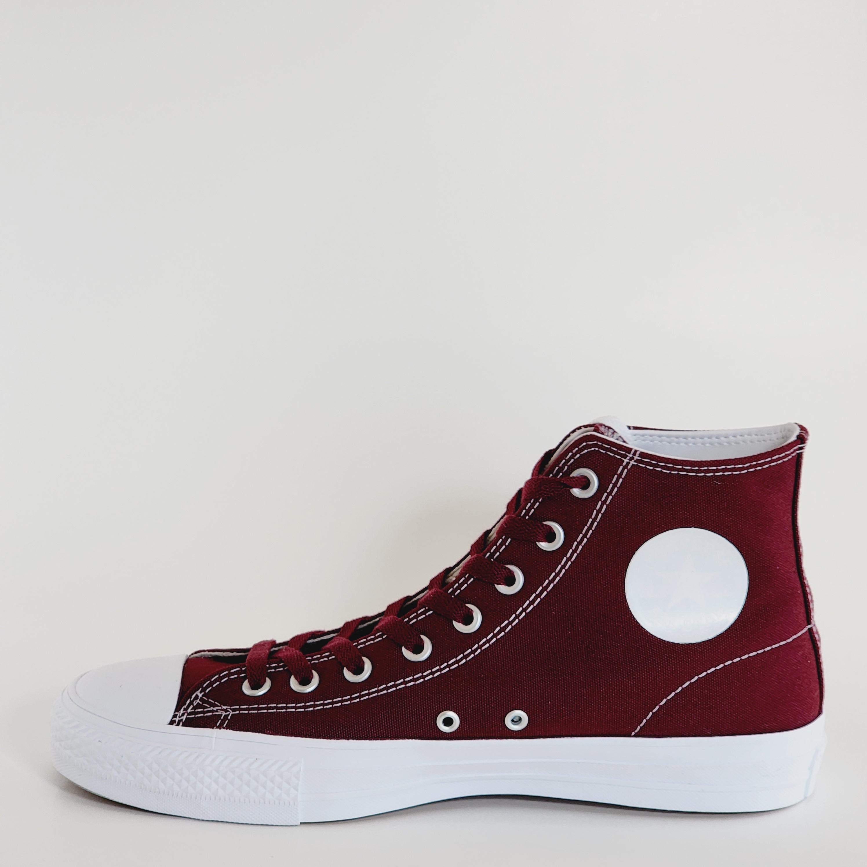 Converse CONS CTAS Pro Hi Deep Bordeaux/White Unisex Sneakers 171322C NWT