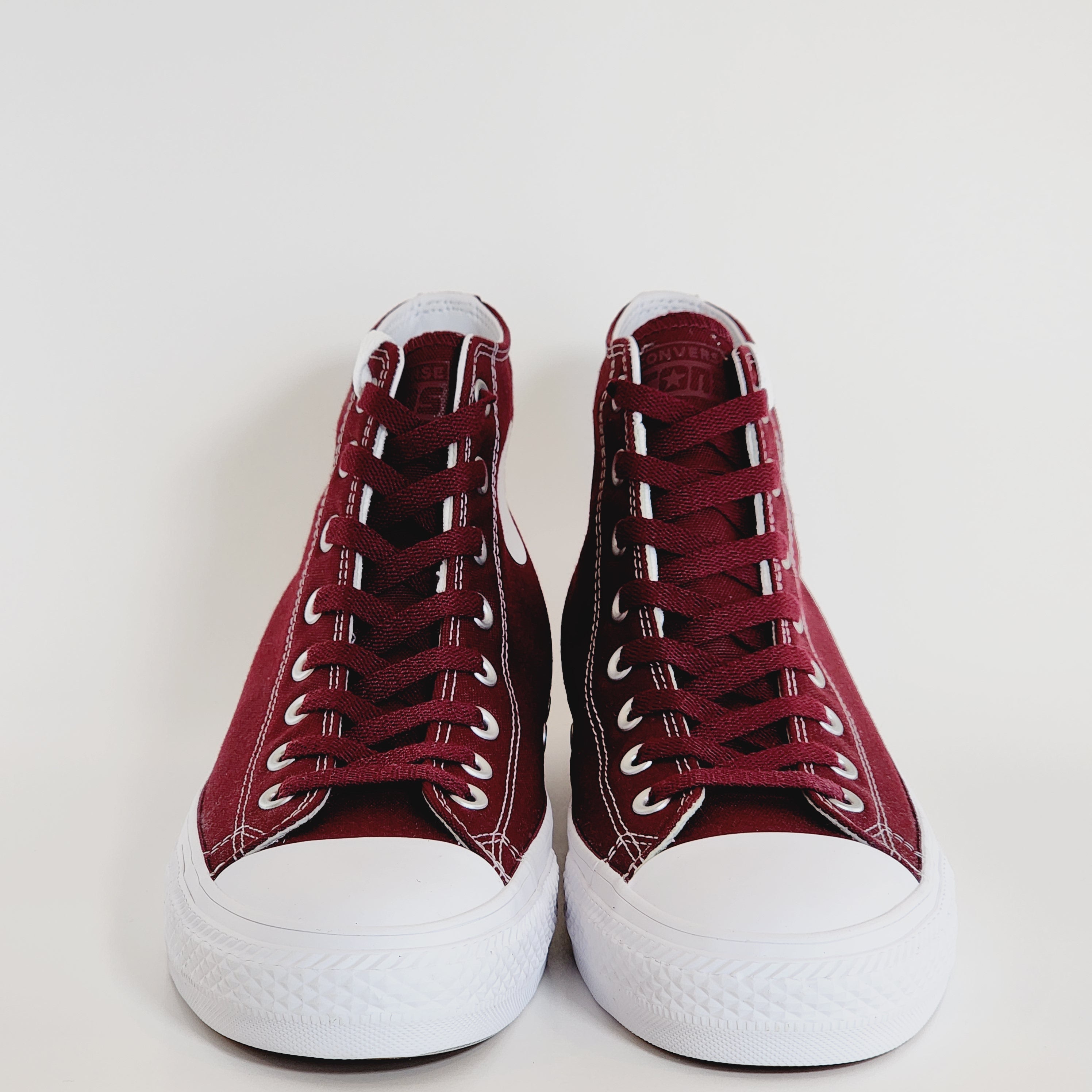 Converse CONS CTAS Pro Hi Deep Bordeaux/White Unisex Sneakers 171322C NWT