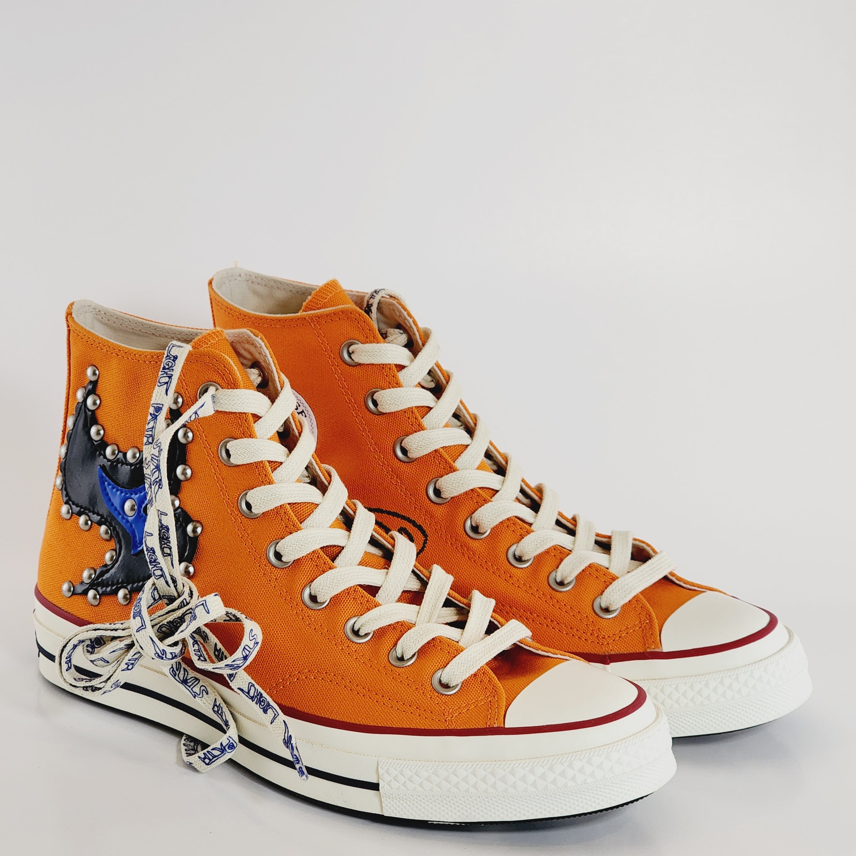 Converse X Come Tees Chuck 70 'Star Light Path' Sun Orange Sneakers A01762C NWT