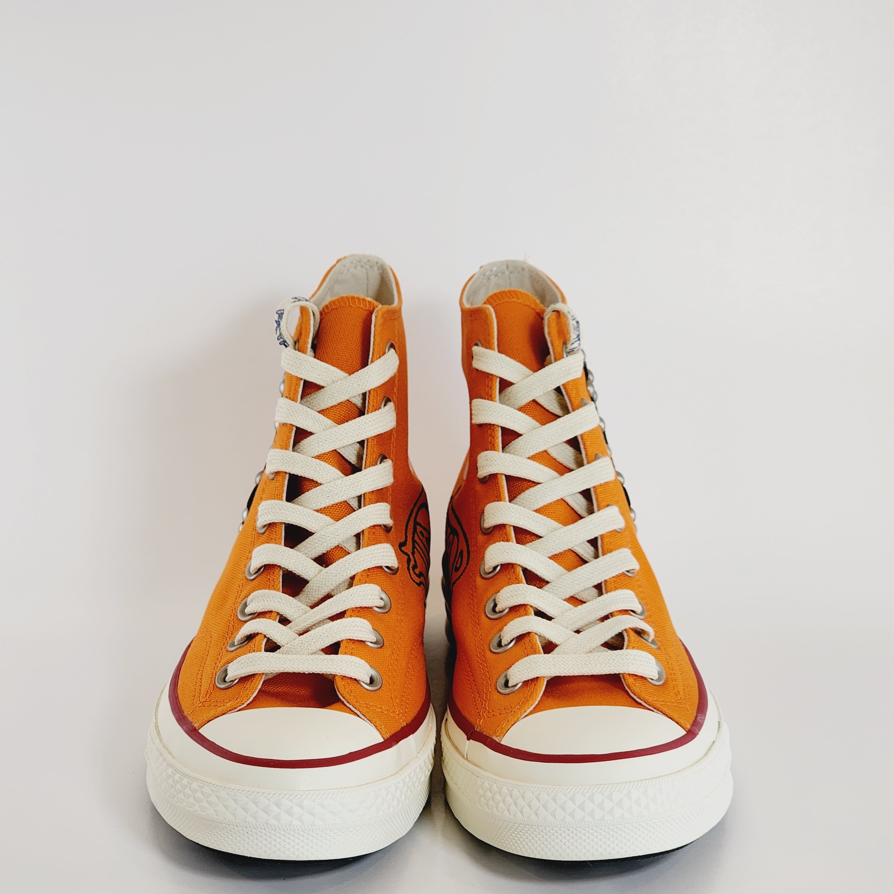 Converse X Come Tees Chuck 70 'Star Light Path' Sun Orange Sneakers A01762C NWT