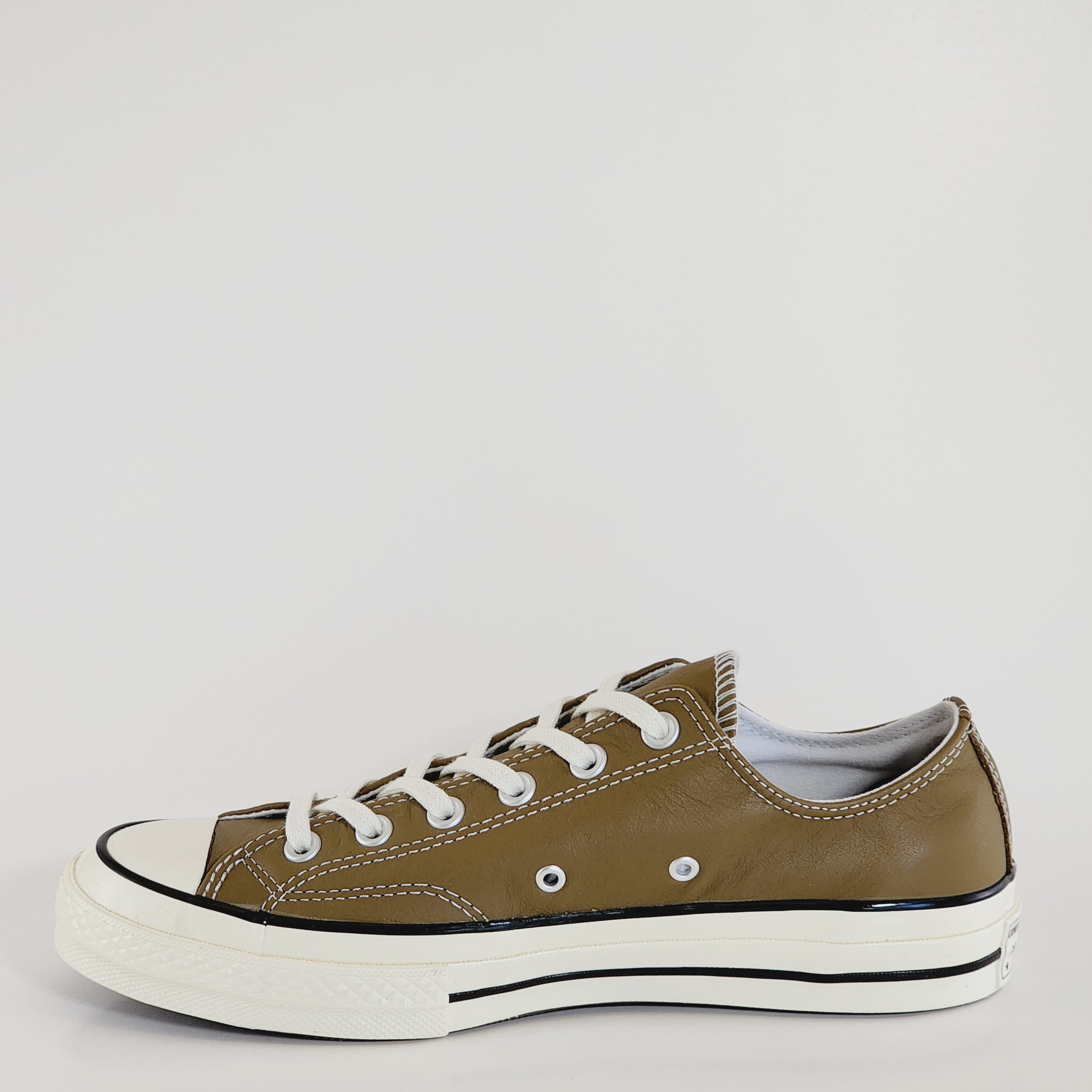 Converse Chuck 70 Ox Sand Dune/Egret/Black Leather Unisex Sneakers A09985C NWT