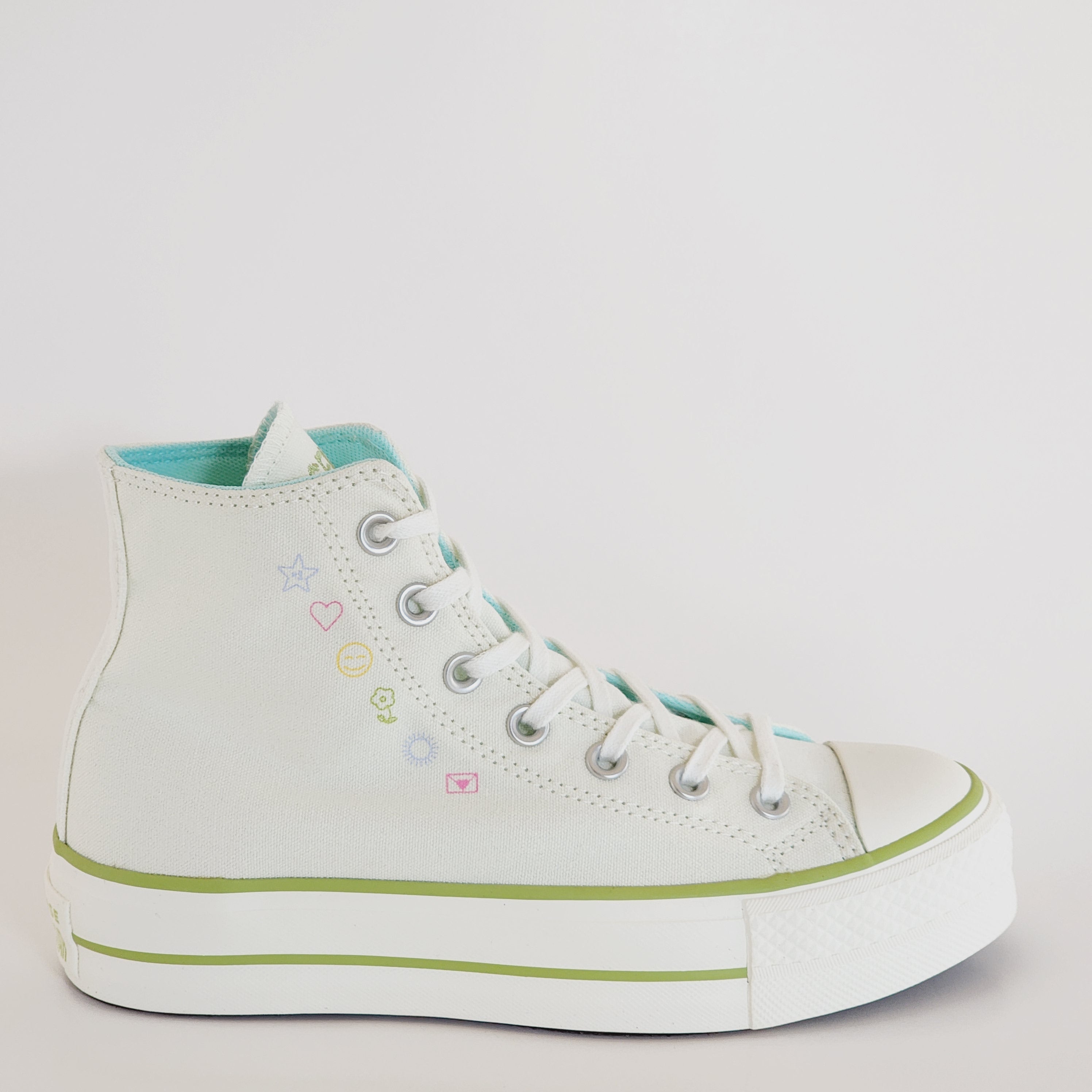 Converse CTAS Lift Hi 'Self-Care Club' Women's Platform Sneakers A08218F NWT