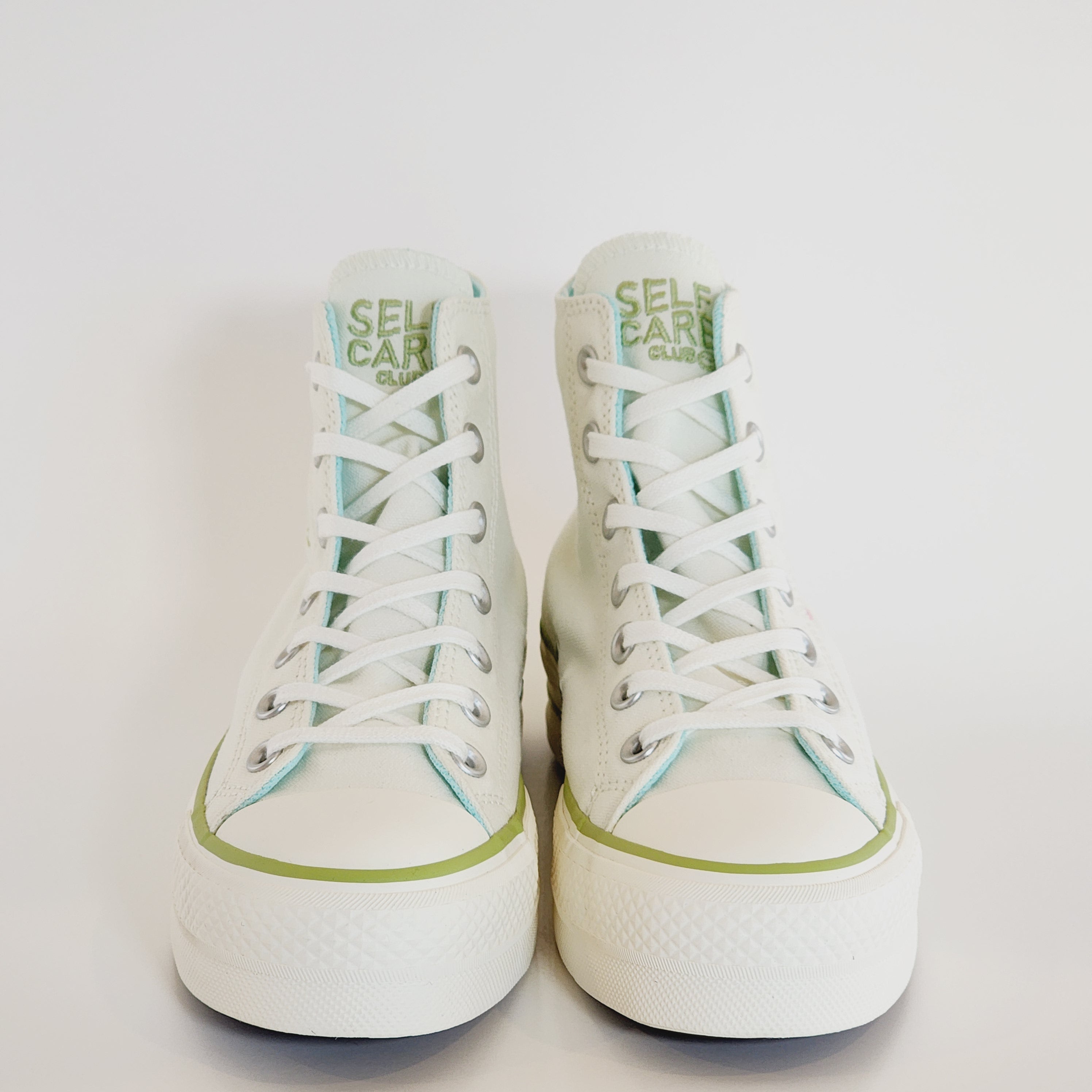 Converse CTAS Lift Hi 'Self-Care Club' Women's Platform Sneakers A08218F NWT