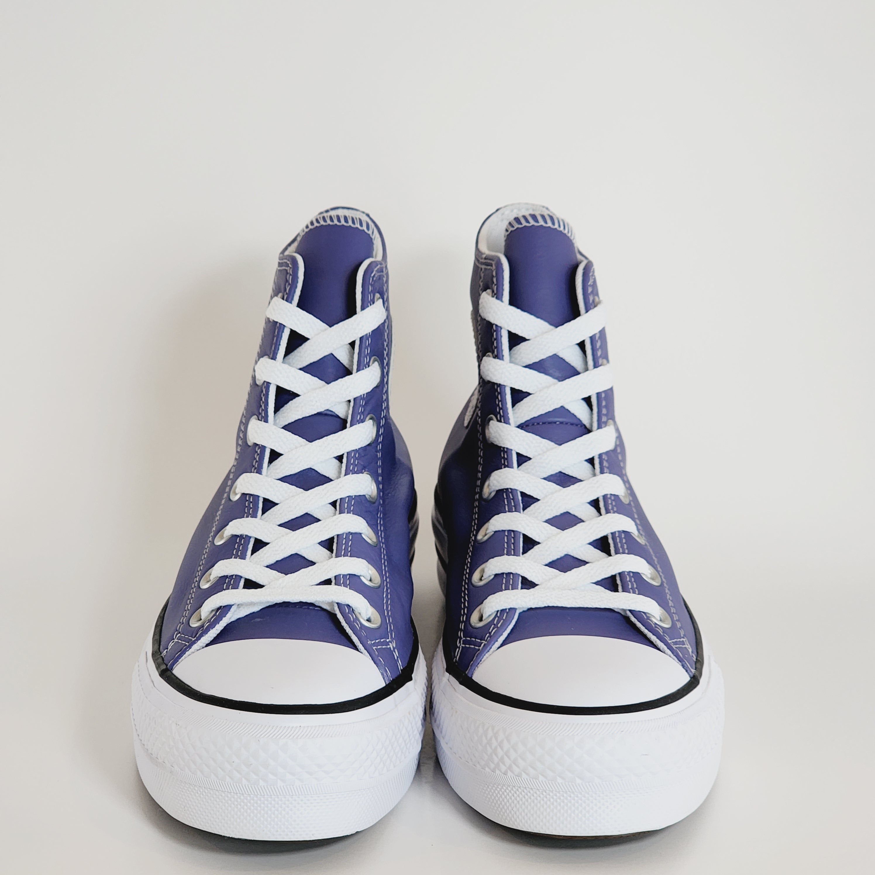 Converse CTAS Lift Hi Slate Lilac Leather Women's Platform Sneakers A09954C NWT