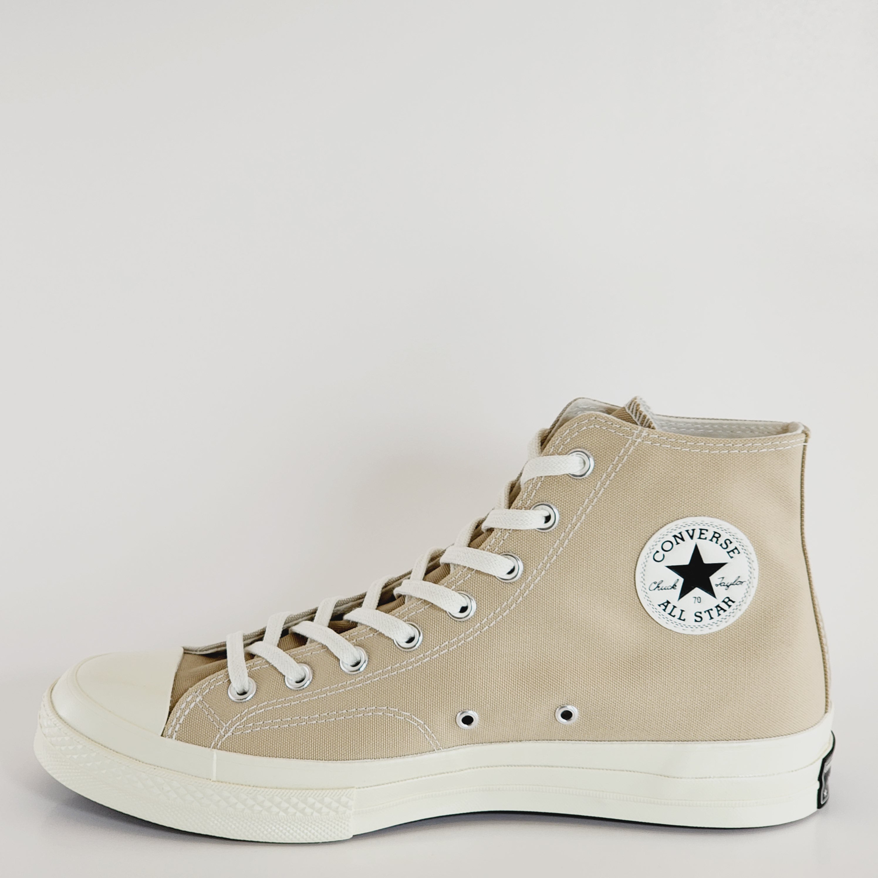 Converse Chuck 70 Hi Tri-Panel Oat Milk/Beach Stone Unisex Sneakers A05658C NWT