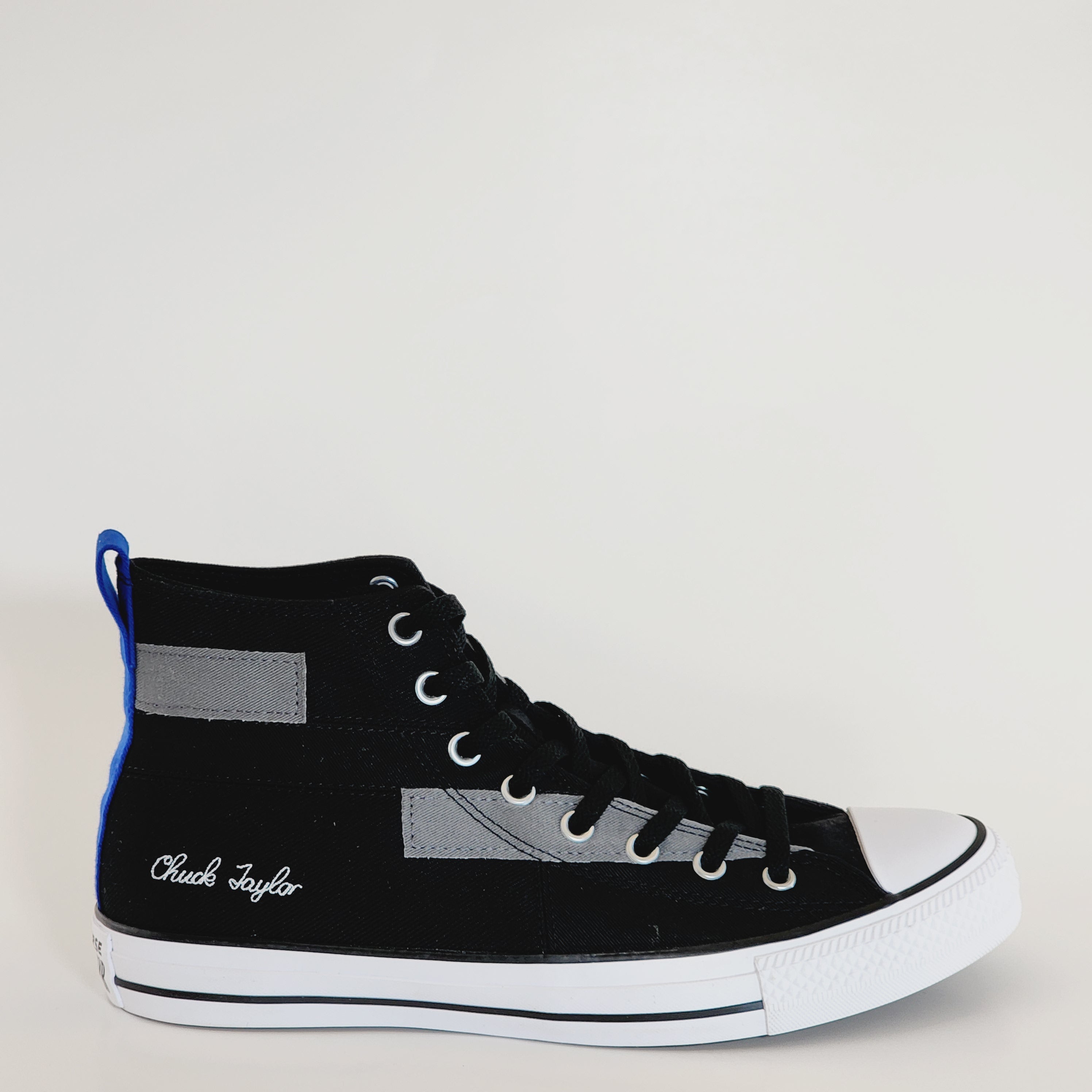 Converse CTAS Hi Black/Blue/White Canvas Unisex Sneakers A02557C NWT