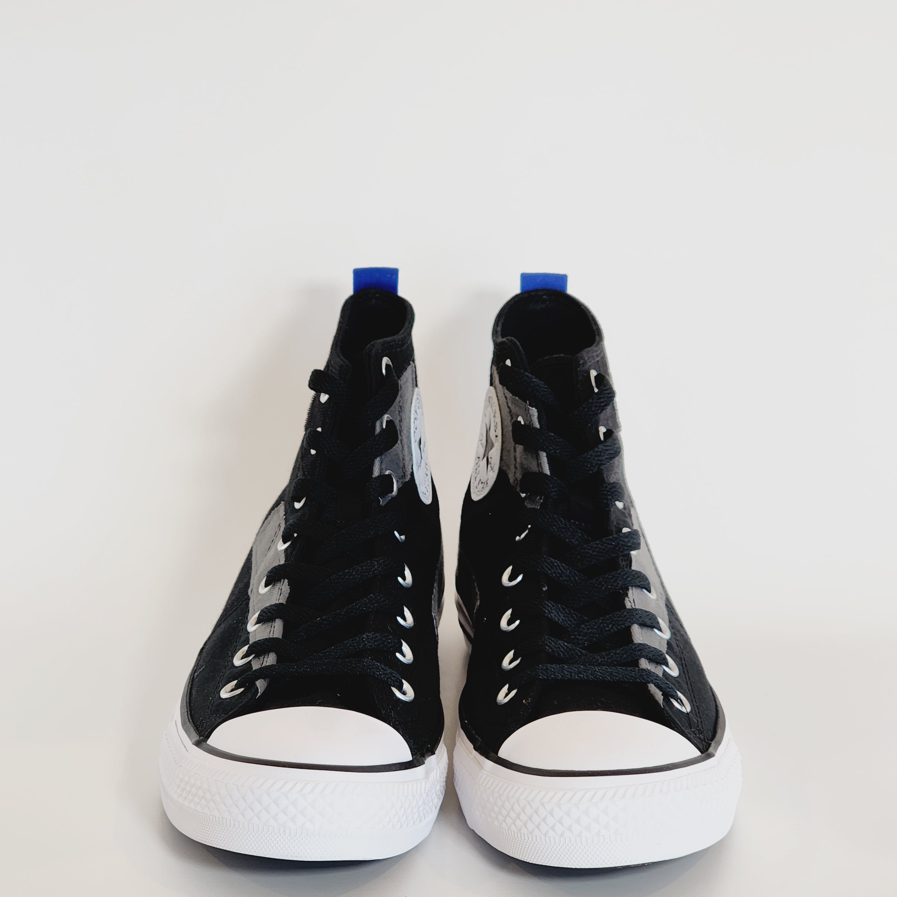 Converse CTAS Hi Black/Blue/White Canvas Unisex Sneakers A02557C NWT