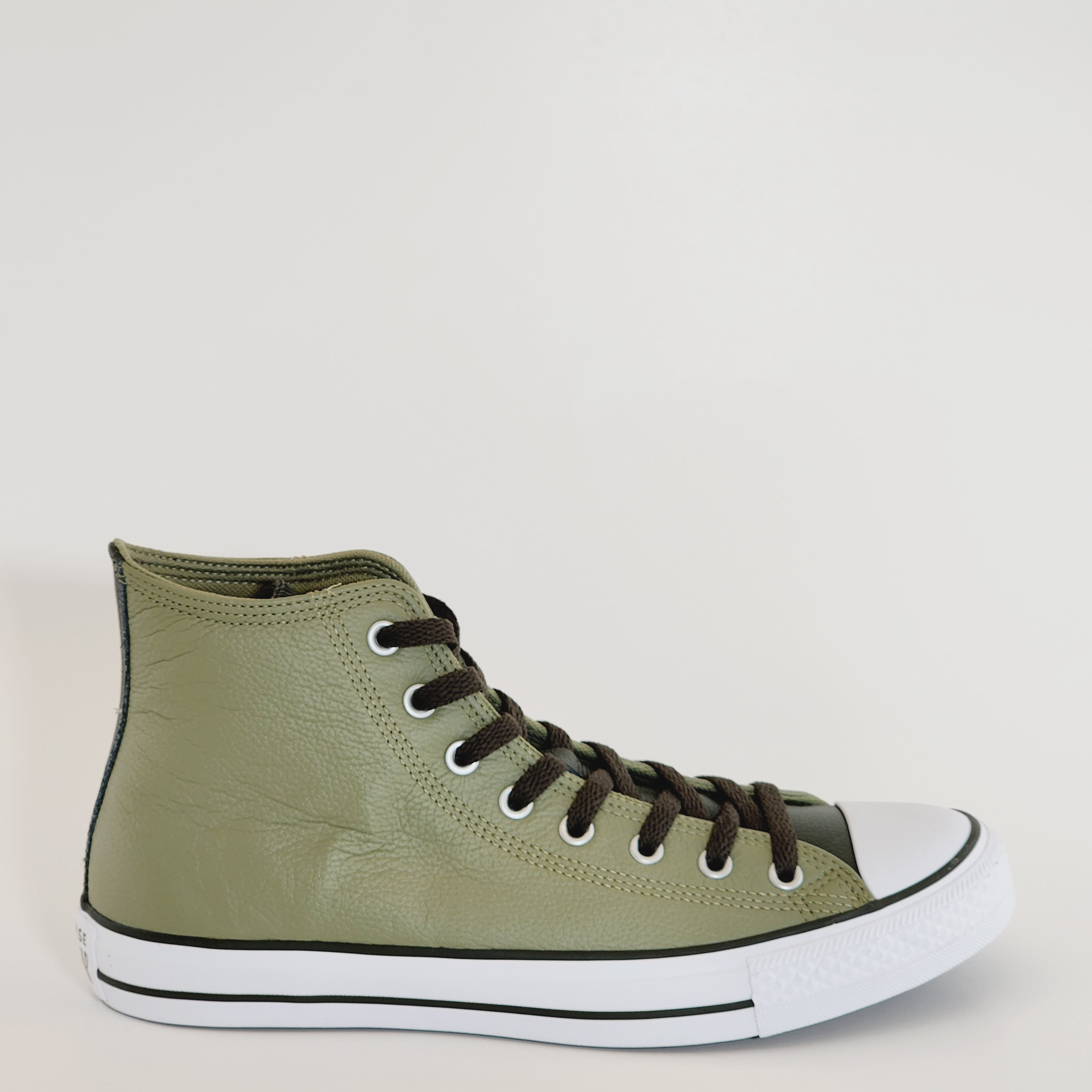 Converse CTAS Hi Mossy Sloth/Cave Green Leather Unisex Sneakers A06571C NWT