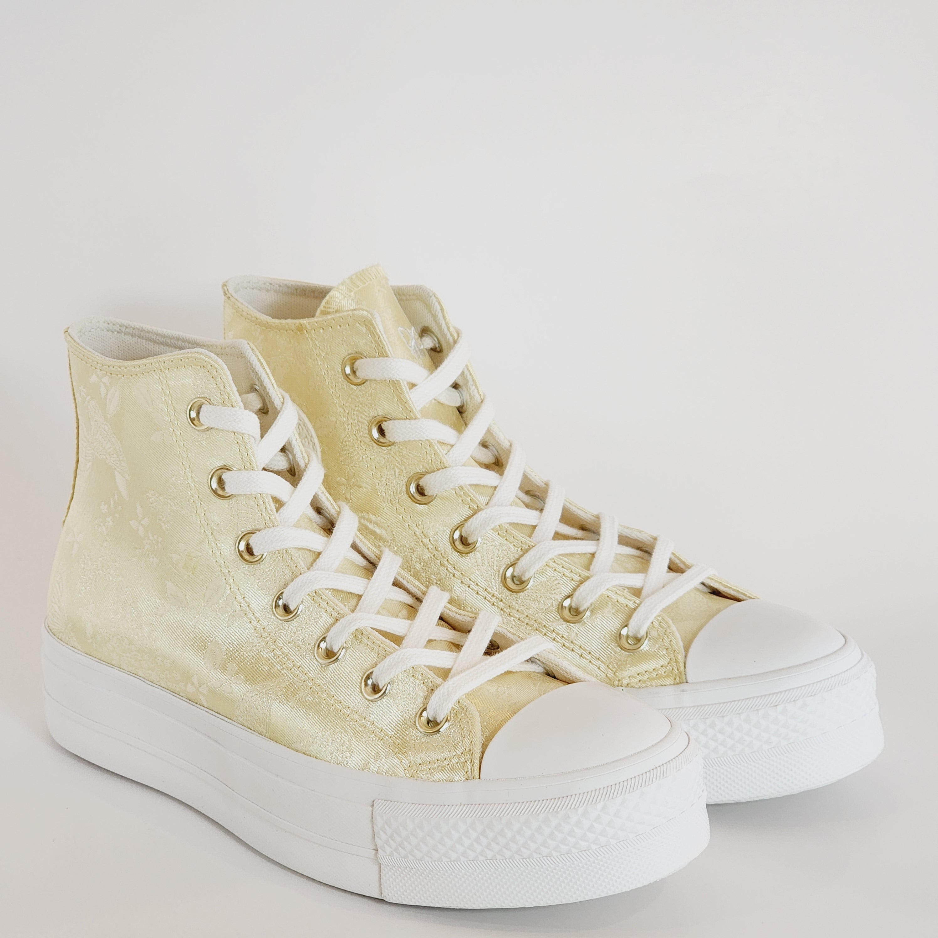 Converse CTAS Lift Hi Golden Butterfly Women's Platform Sneakers A06829C NWT