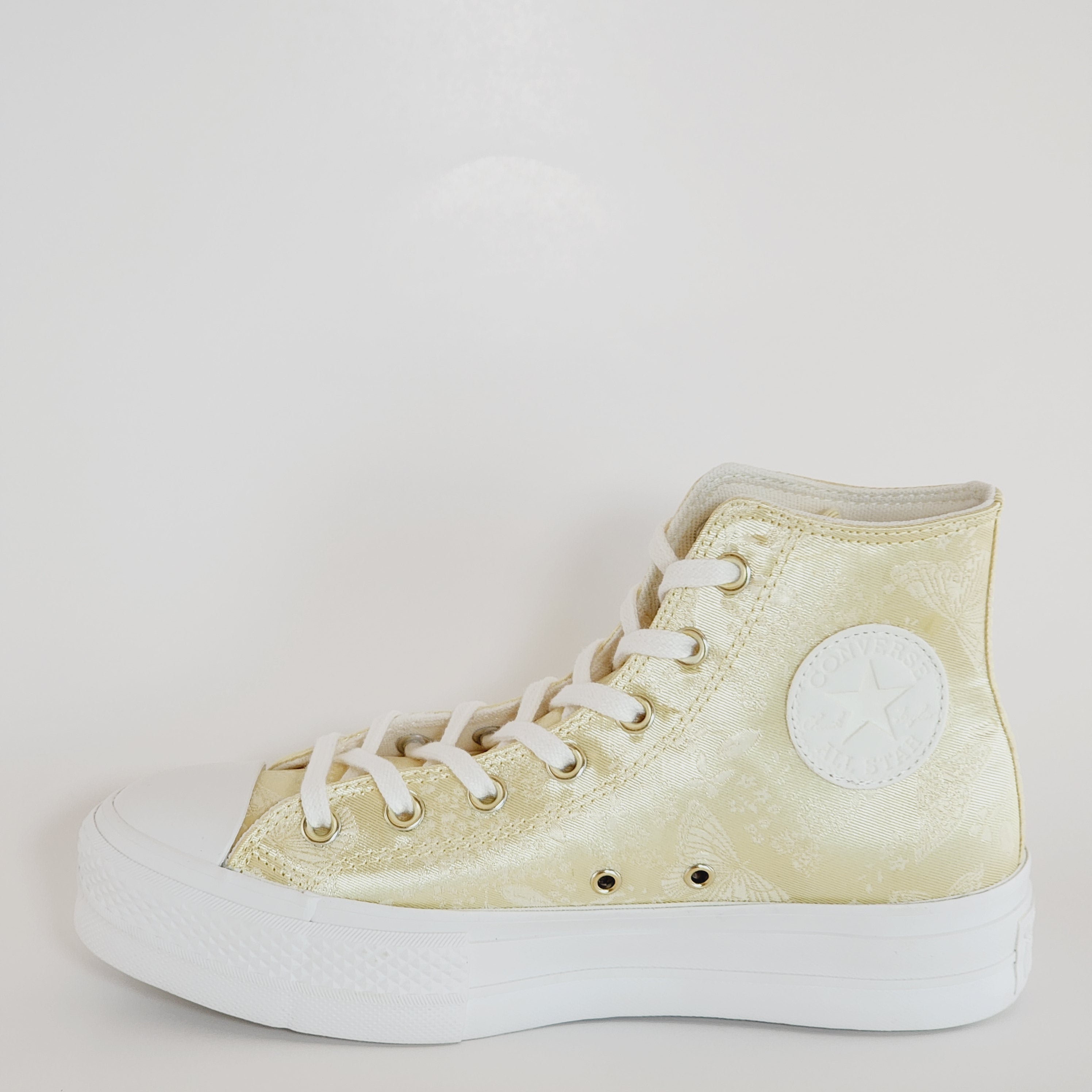 Converse CTAS Lift Hi Golden Butterfly Women's Platform Sneakers A06829C NWT