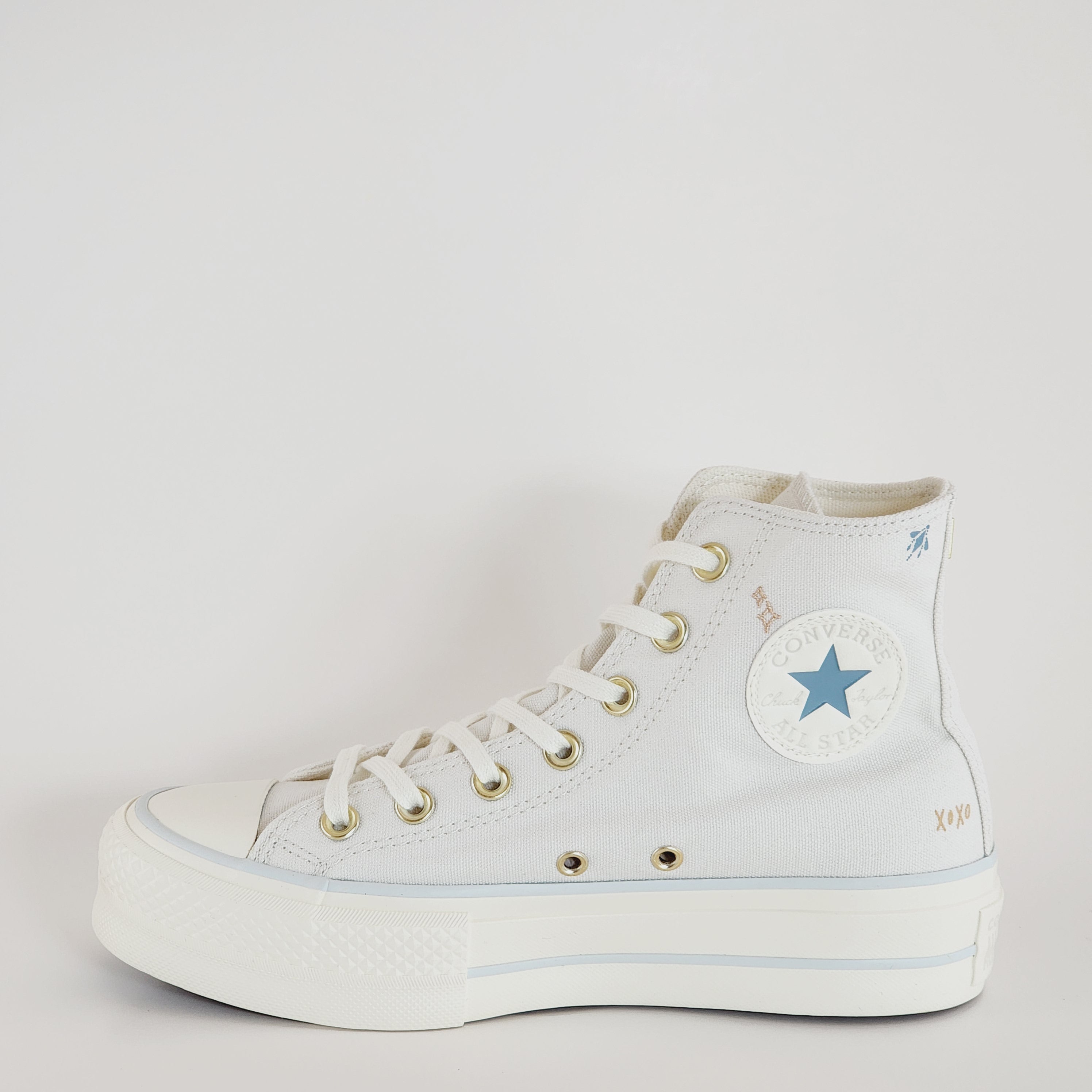 Converse CTAS Hi Lift Tiny Tattoos Women's Platform Sneakers A07135C NWT