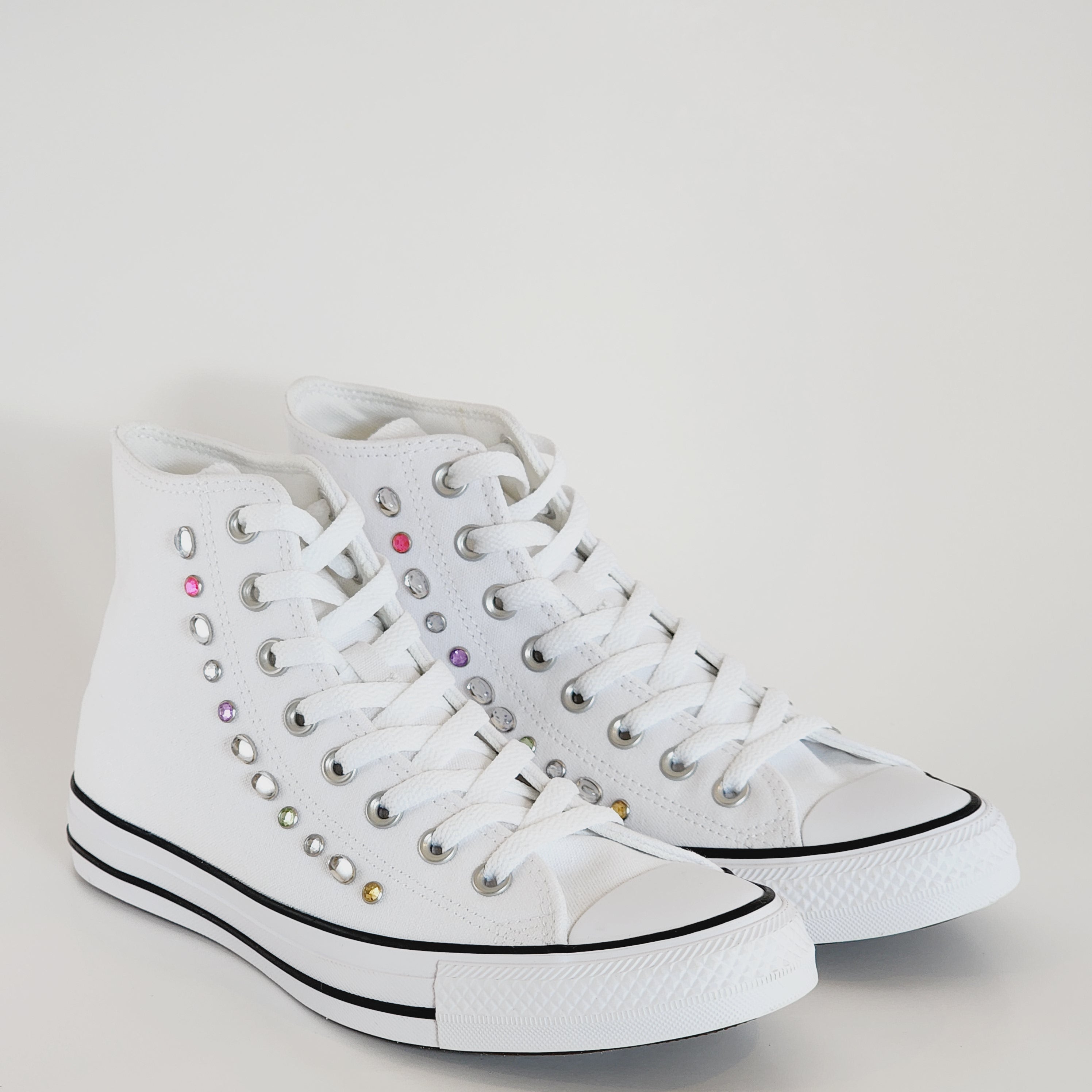 Converse CTAS Hi Y2K Gems Rhinestones Pearls Women's Sneakers A10290C NWT