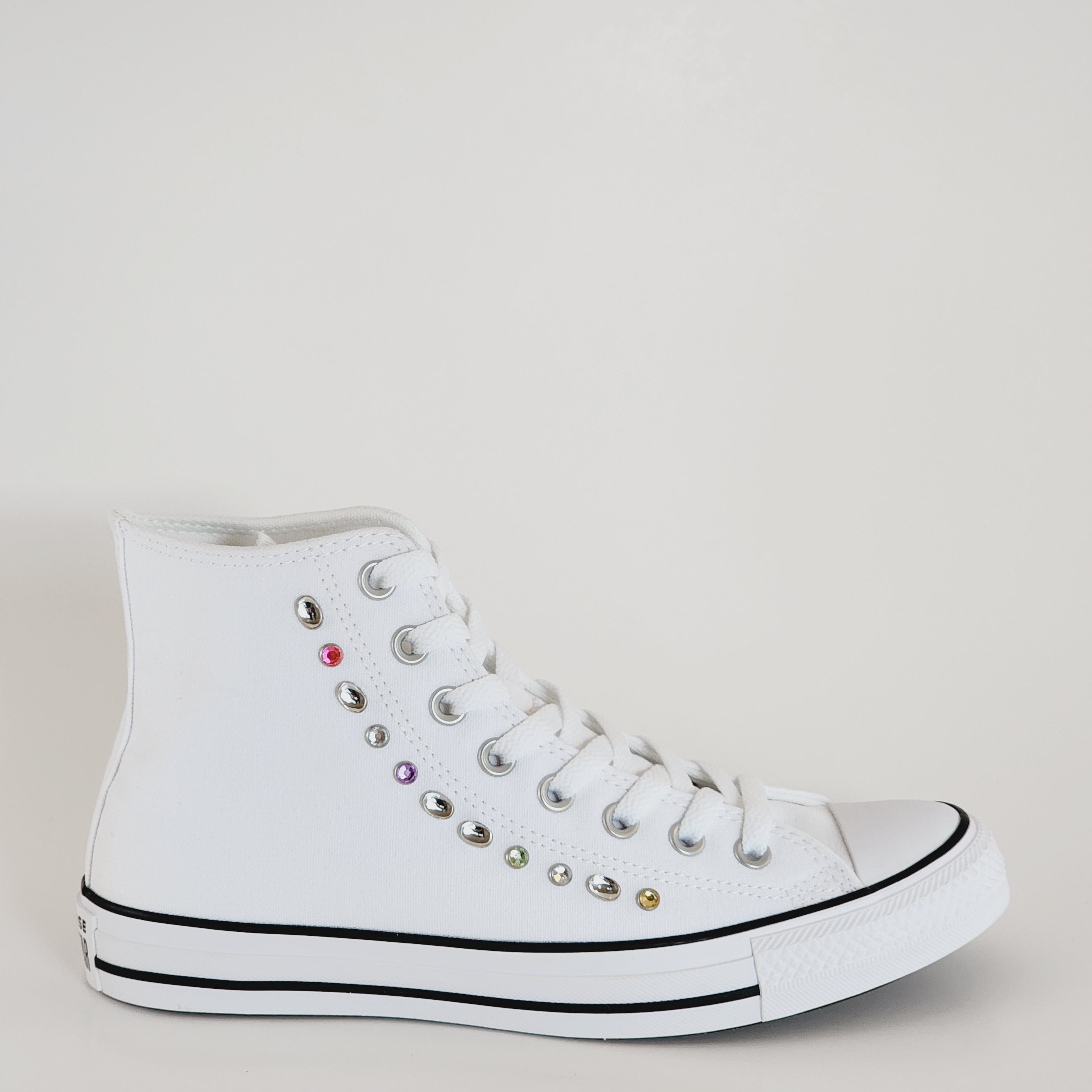 Converse CTAS Hi Y2K Gems Rhinestones Pearls Women's Sneakers A10290C NWT