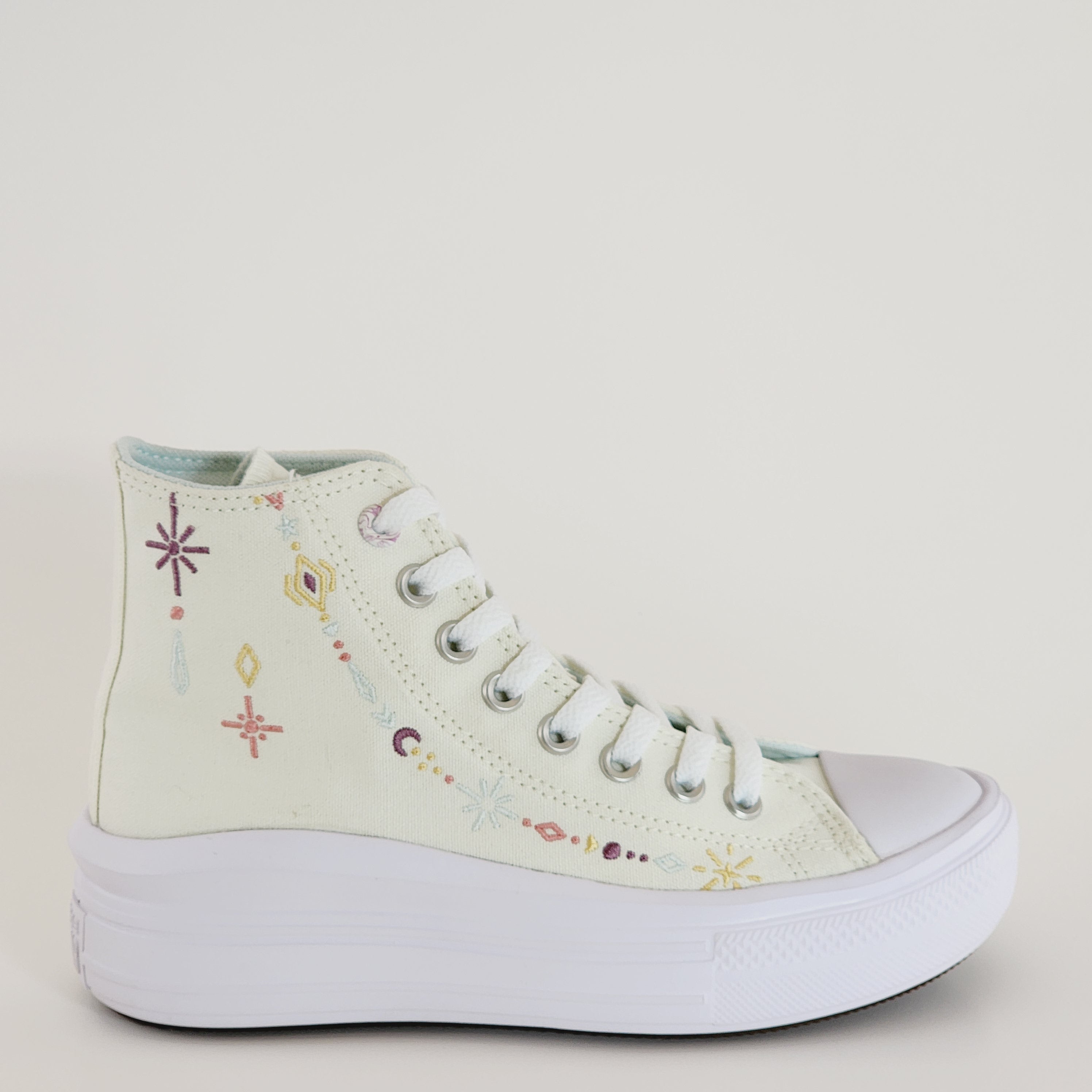 Converse CTAS Move Hi Alchemy Embroidery Women's Platform Sneakers A08835C NWT