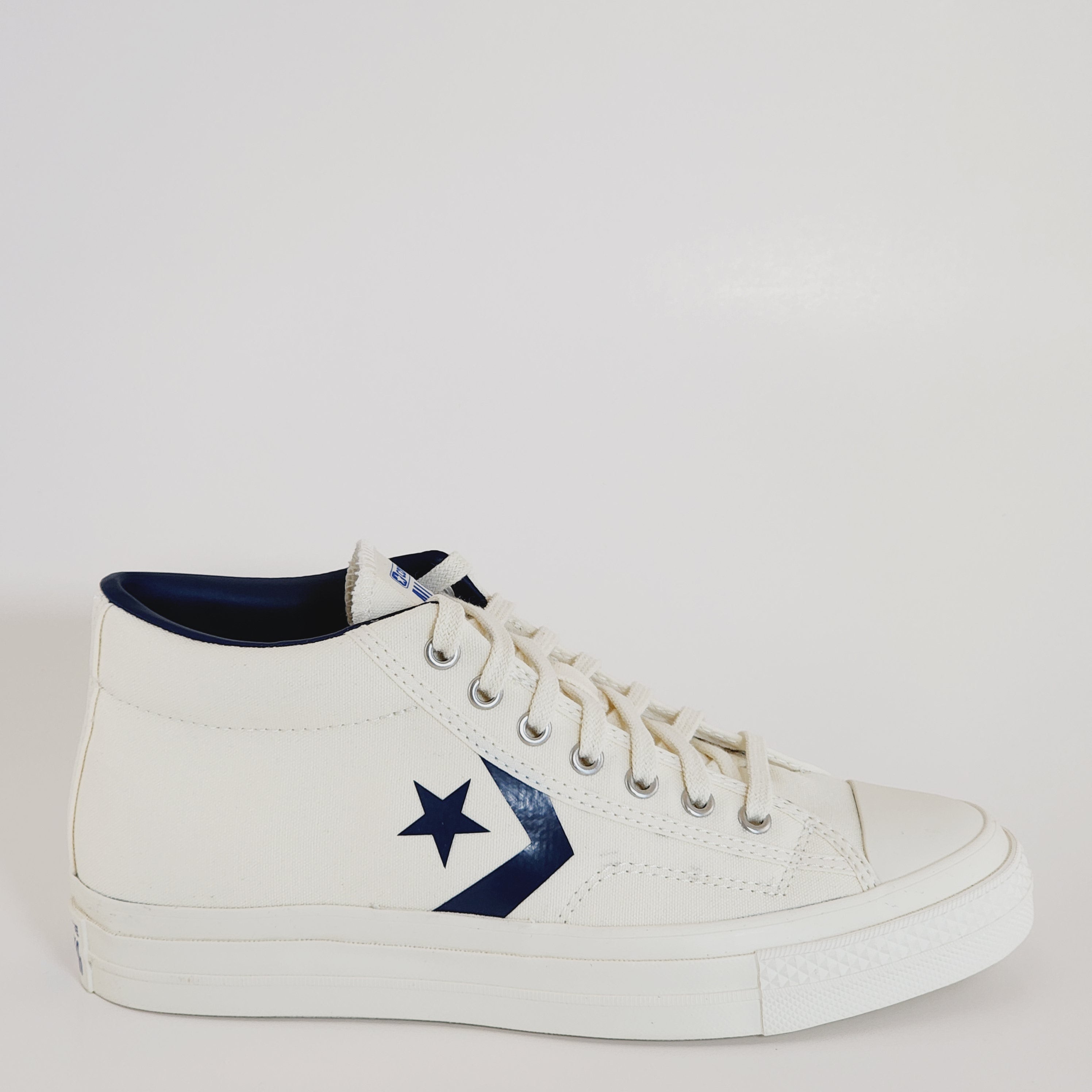 Converse Star Player 76 Hi Egret/Navy/Blue Unisex Sneakers A10407C NWT