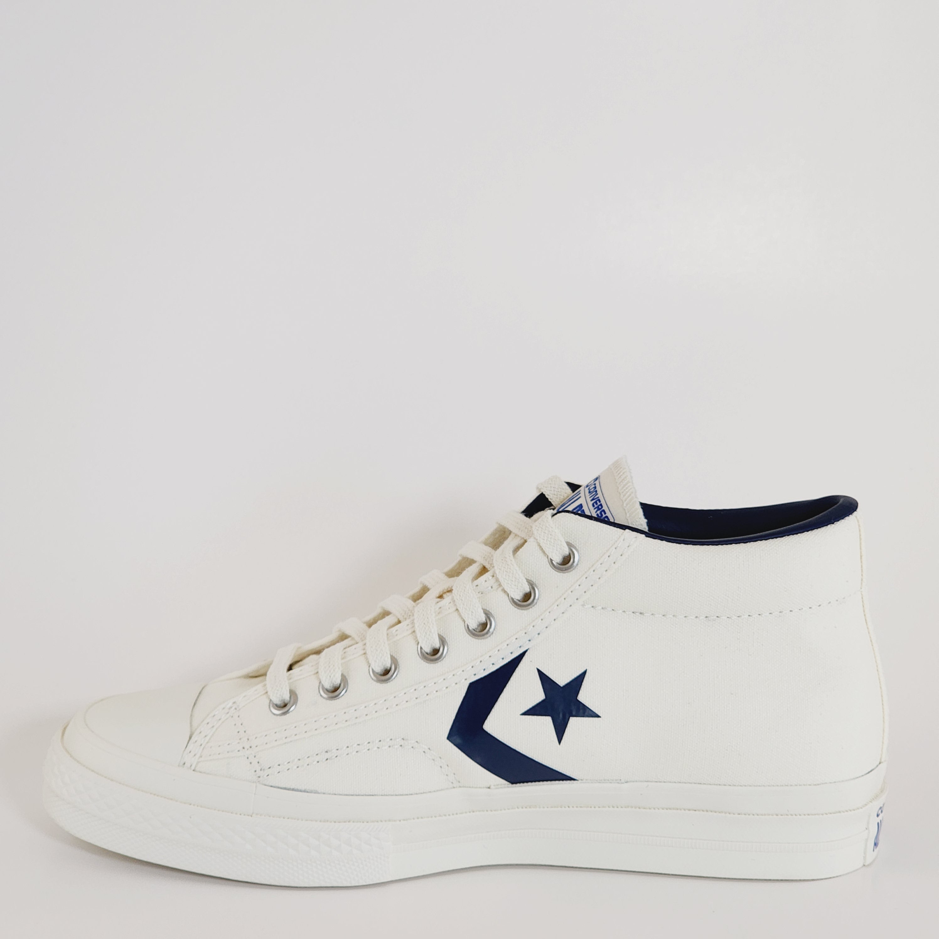 Converse Star Player 76 Hi Egret/Navy/Blue Unisex Sneakers A10407C NWT