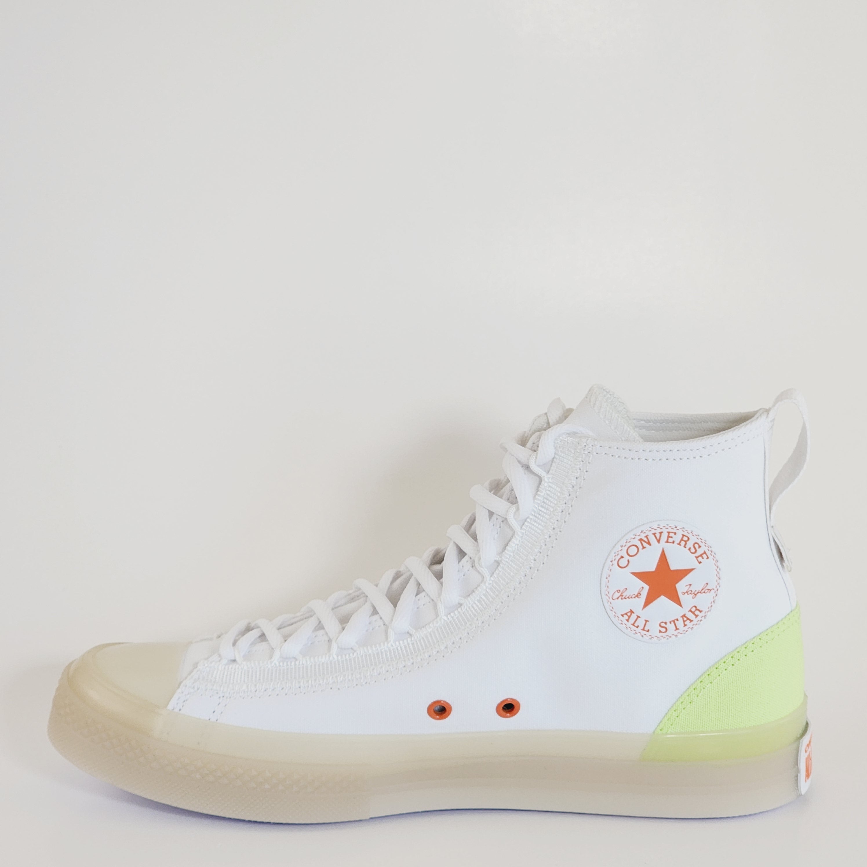 Converse CTAS CX Hi EXP2 White/Citron Canvas Unisex Sneakers A10261C NWT