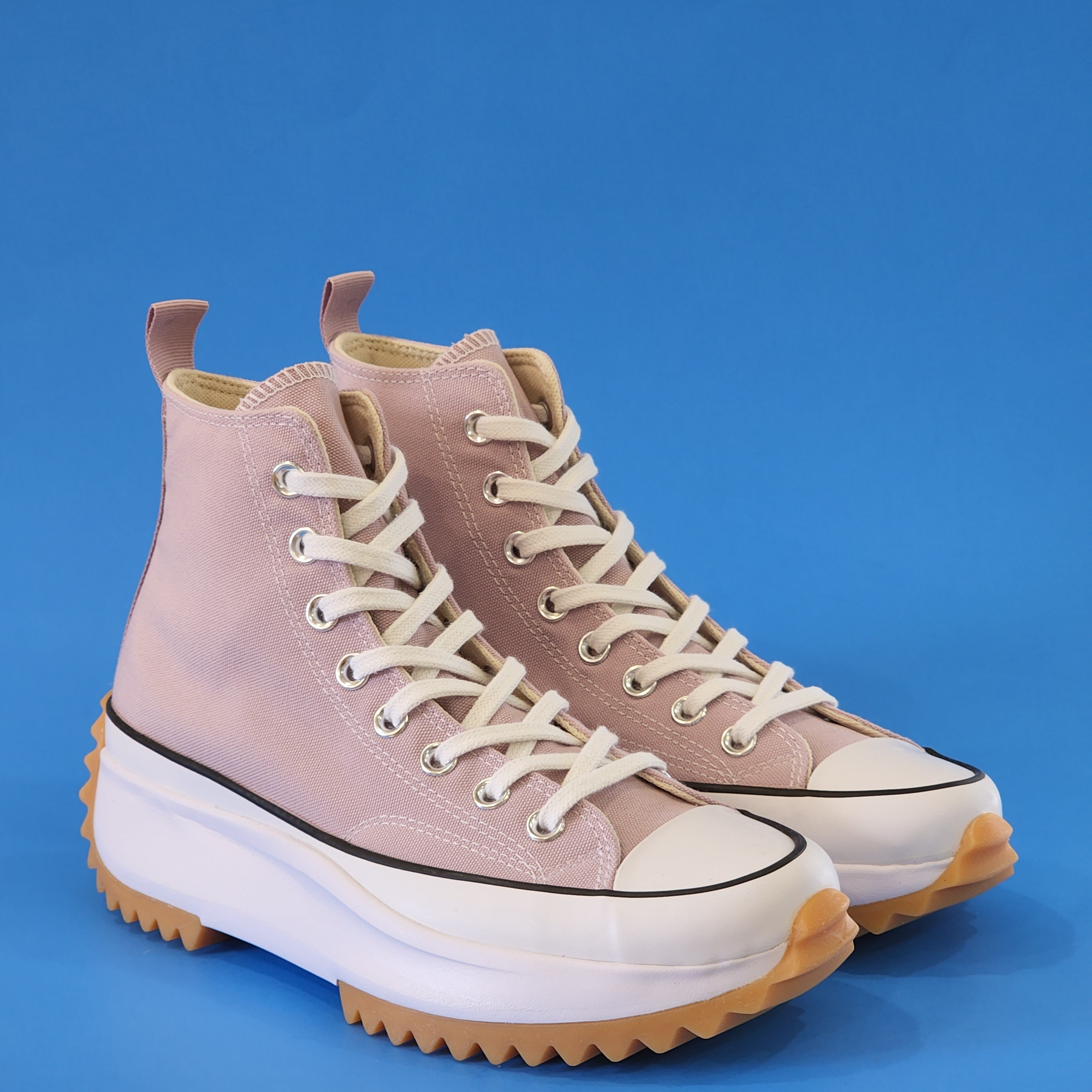 Converse Run Star Hike Hi 'Himalayan Salt' Pink Platform Sneakers 171668C NWT