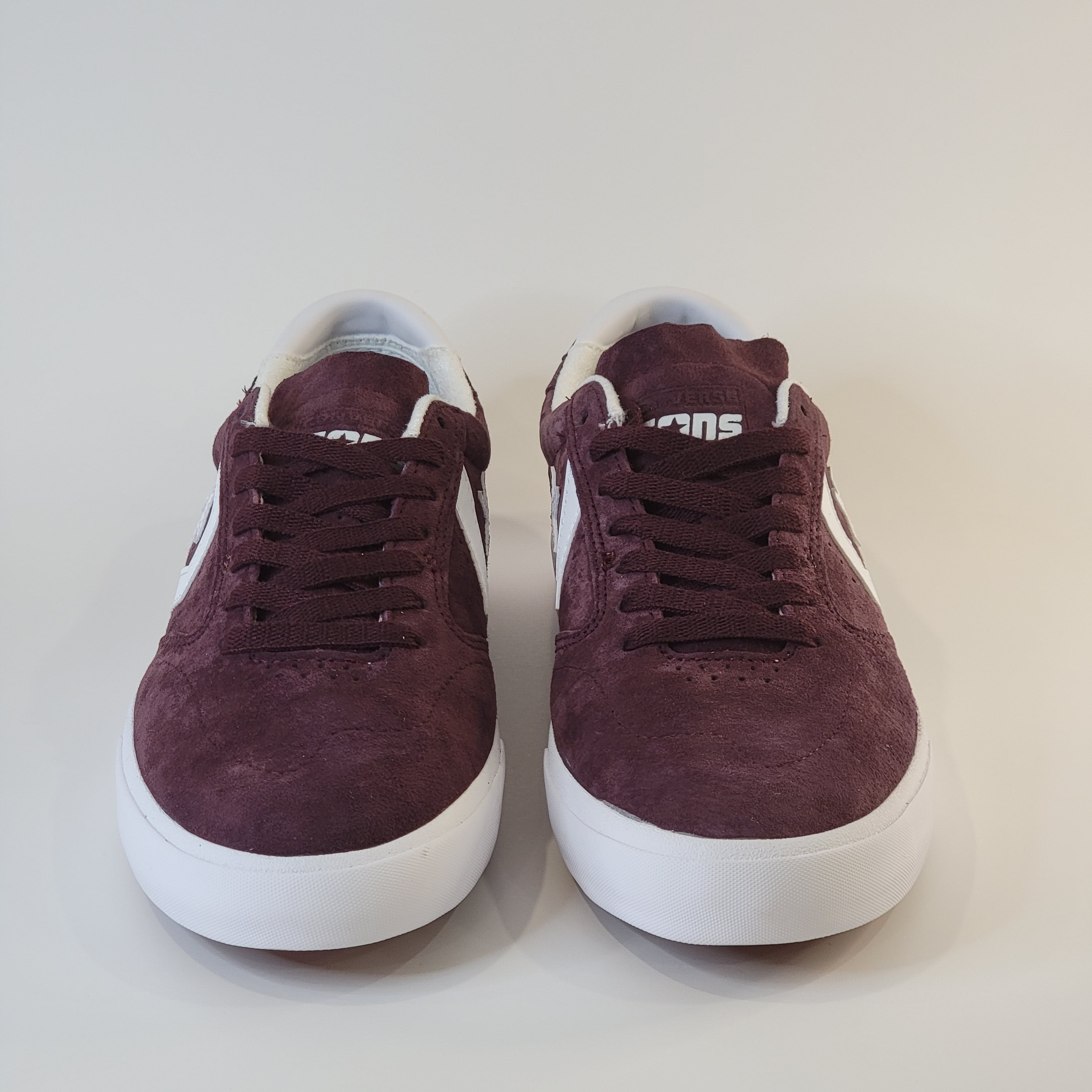 Converse CONS Pro Ox Low Top Burgundy Suede Sneakers 168651C NWT