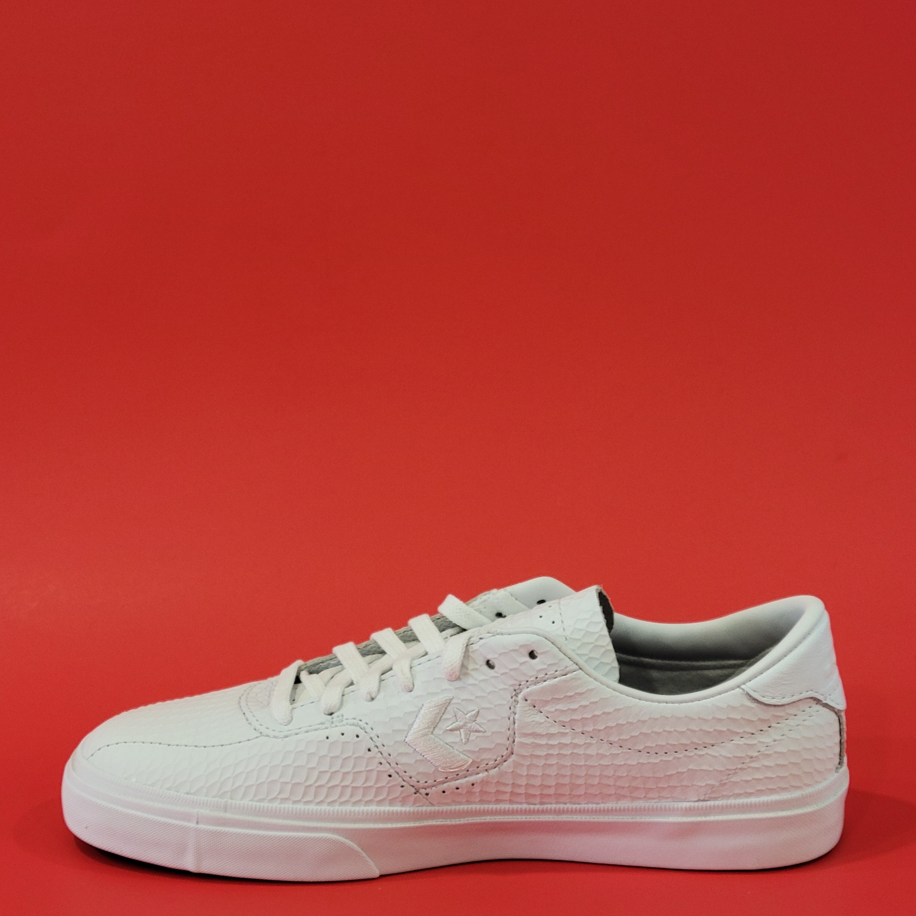 Converse CONS Louie Lopez Pro Ox White Leather Skate Sneakers 170432C NWT