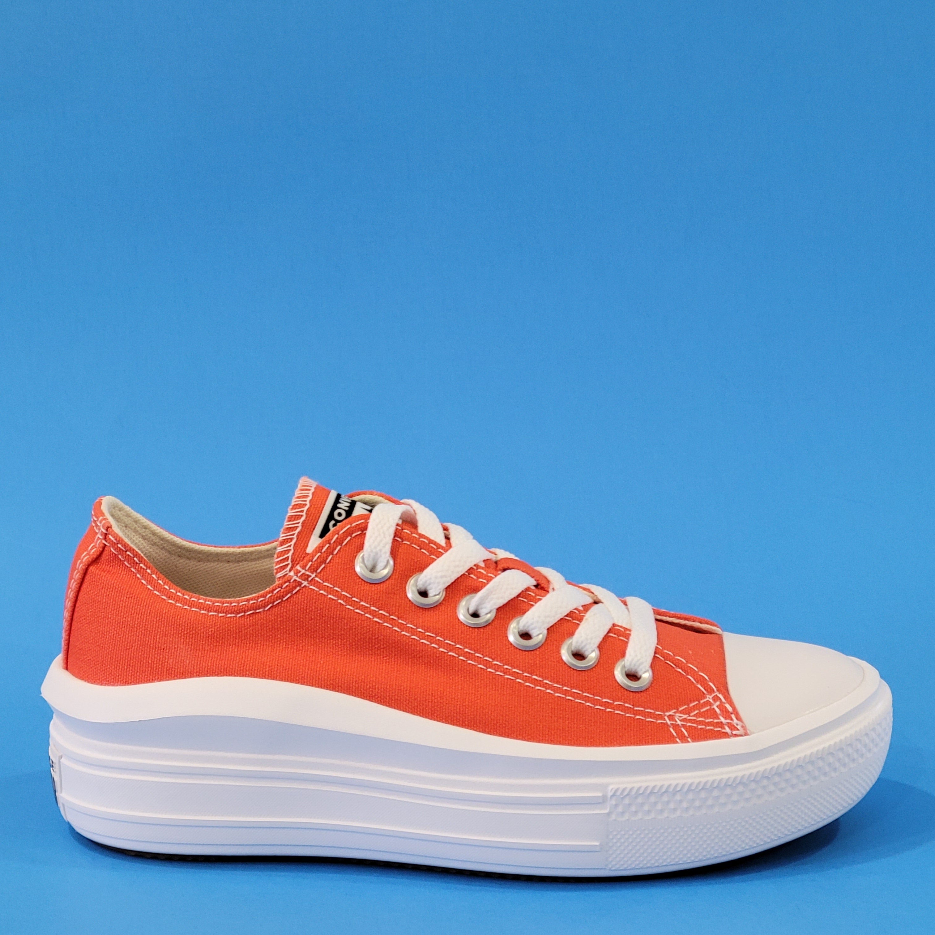 Converse All Star Move Low 'Bright Poppy' Women's Platform Sneakers 570774C NWT