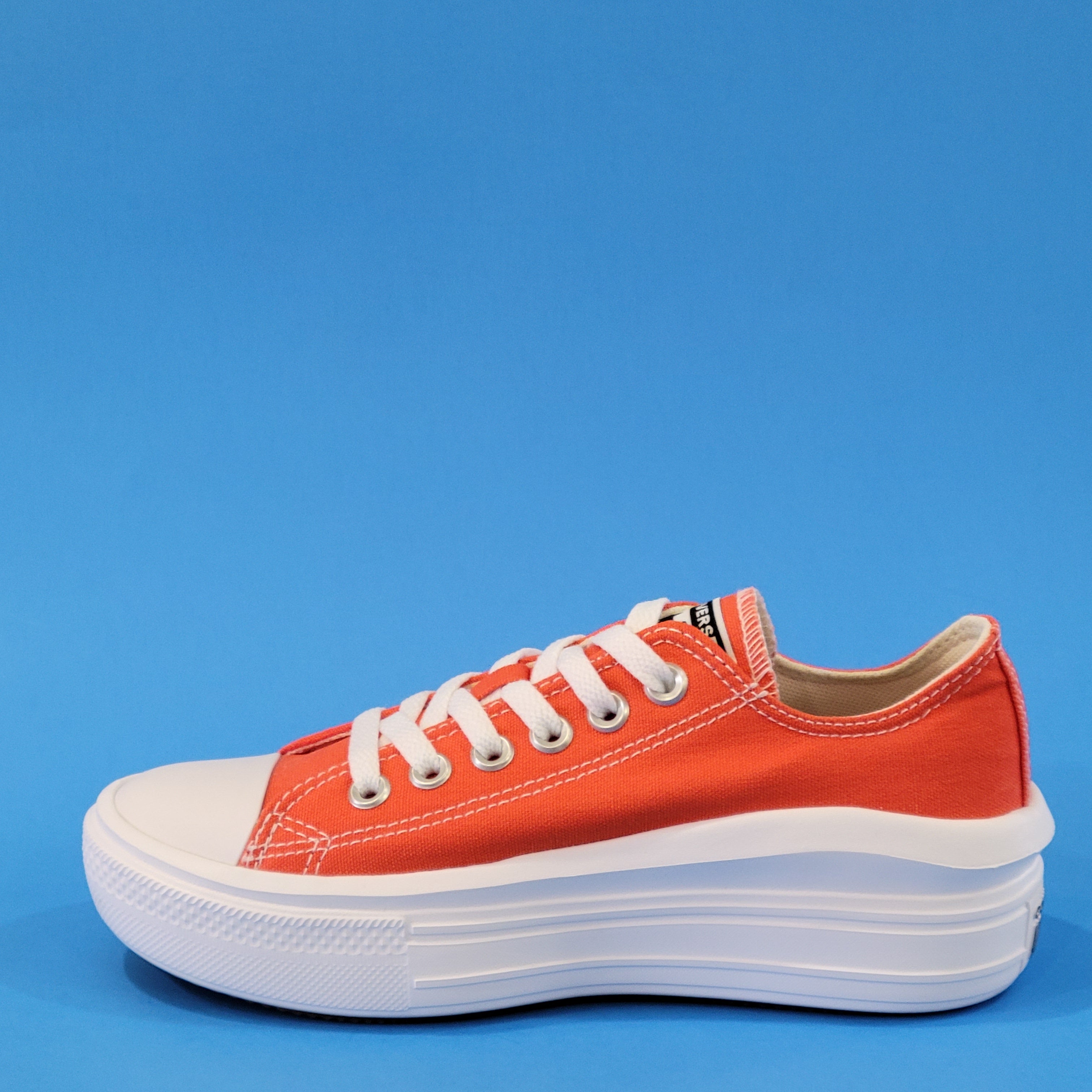 Converse All Star Move Low 'Bright Poppy' Women's Platform Sneakers 570774C NWT