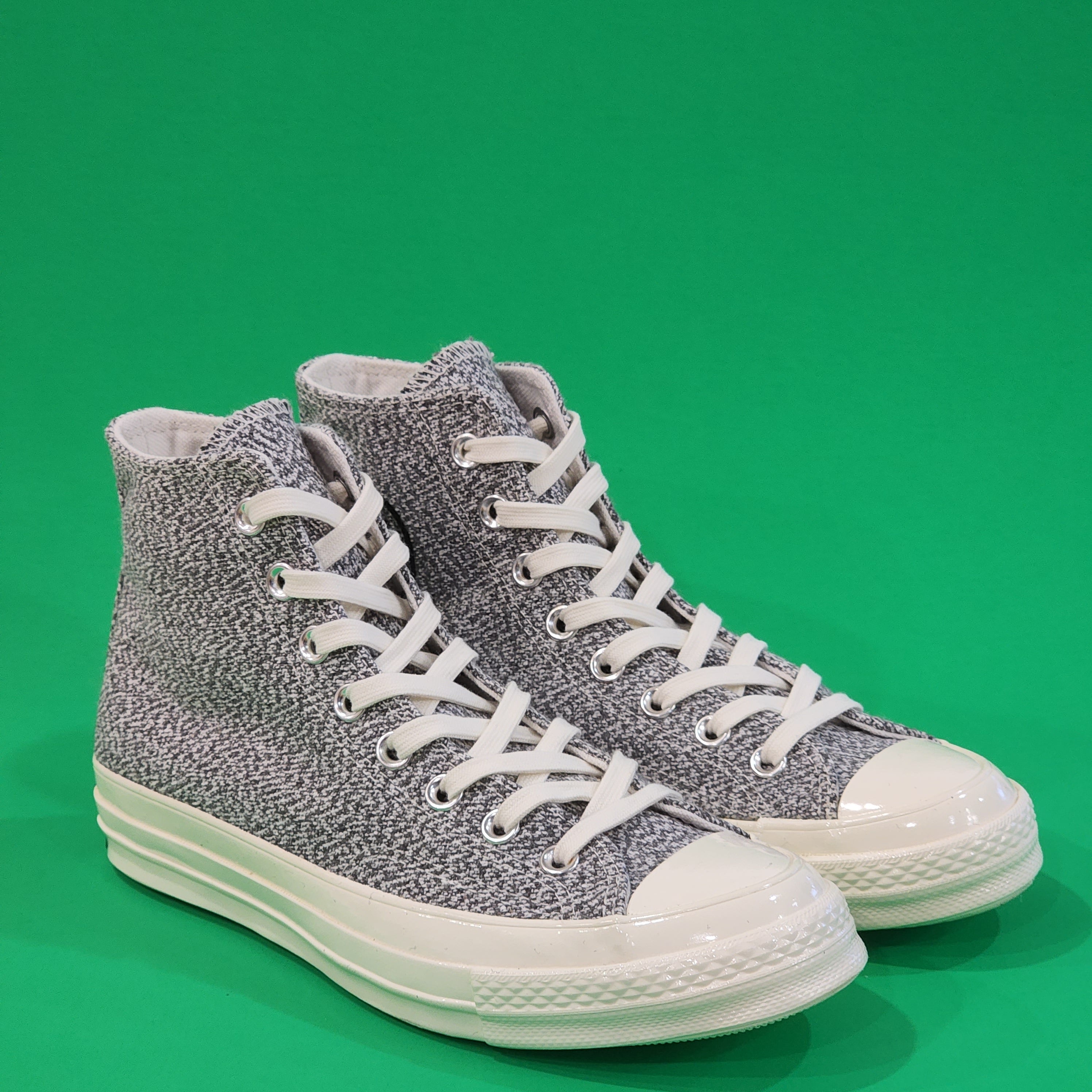 Converse Chuck 70 Hi Renew Cotton Gray Unisex Sneakers 166702C NWT