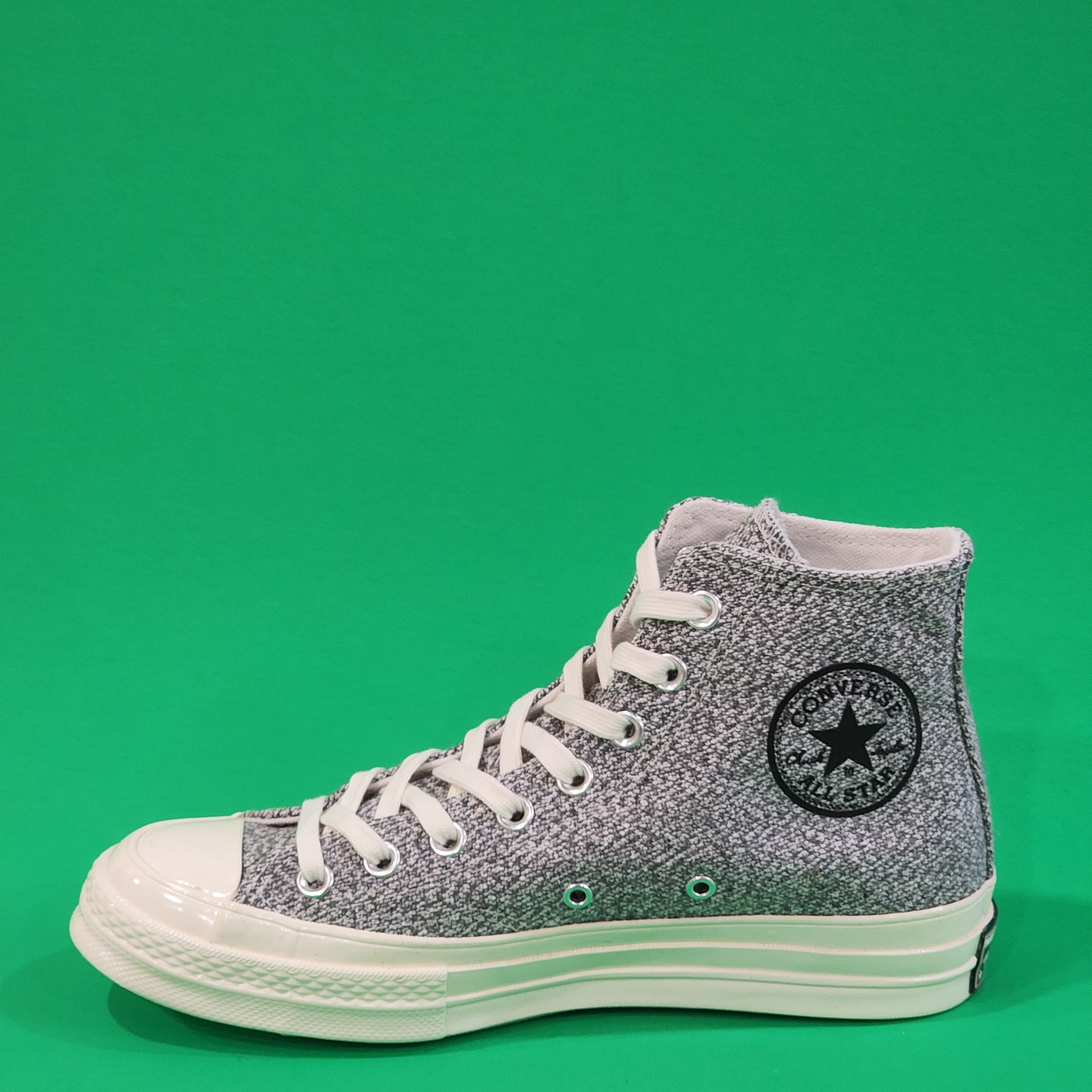 Converse Chuck 70 Hi Renew Cotton Gray Unisex Sneakers 166702C NWT