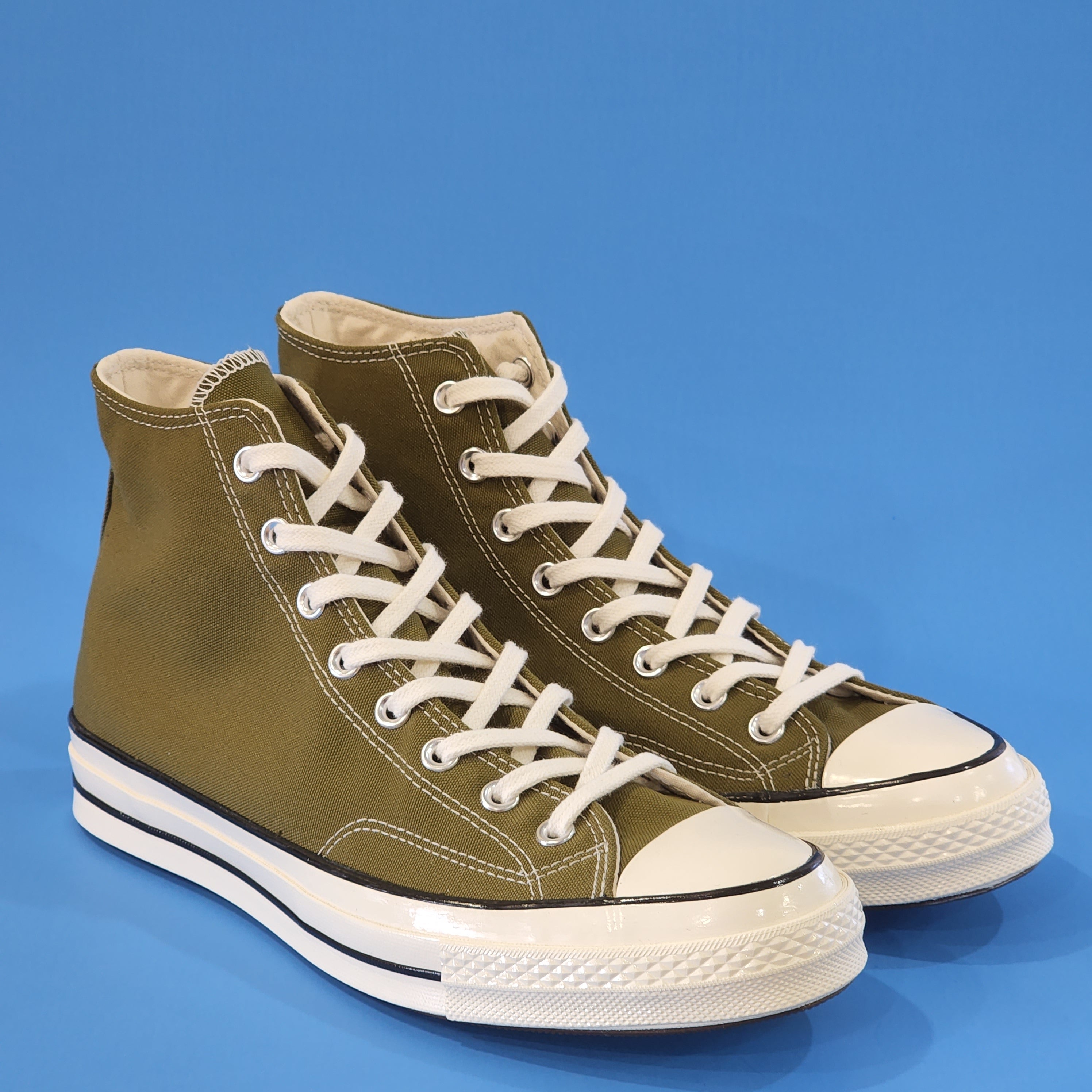 Converse Chuck 70 High Dark Moss/Egret/Black Khaki Unisex Sneakers 171565C NWT