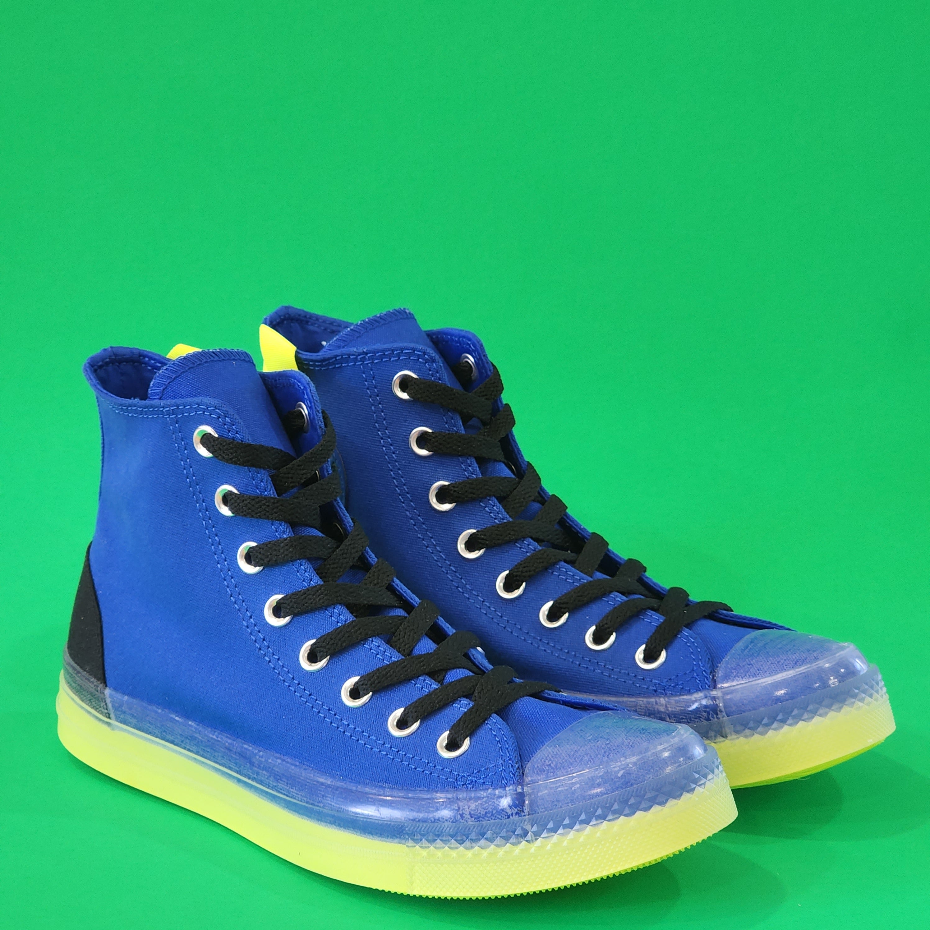 Converse CTAS CX High Hybrid Game Royal Lemon Venom Unisex Sneakers 171694C NWT