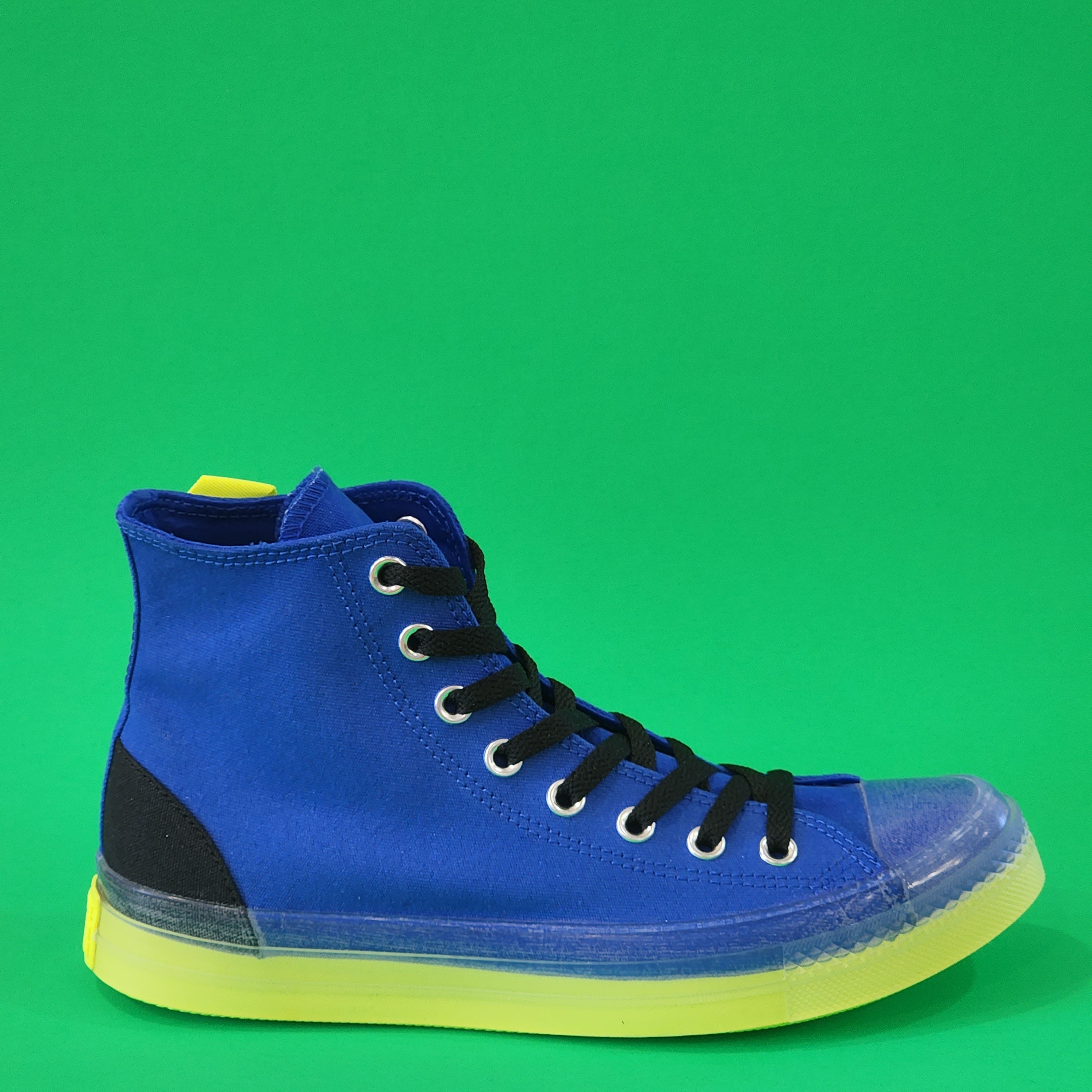 Converse CTAS CX High Hybrid Game Royal Lemon Venom Unisex Sneakers 171694C NWT