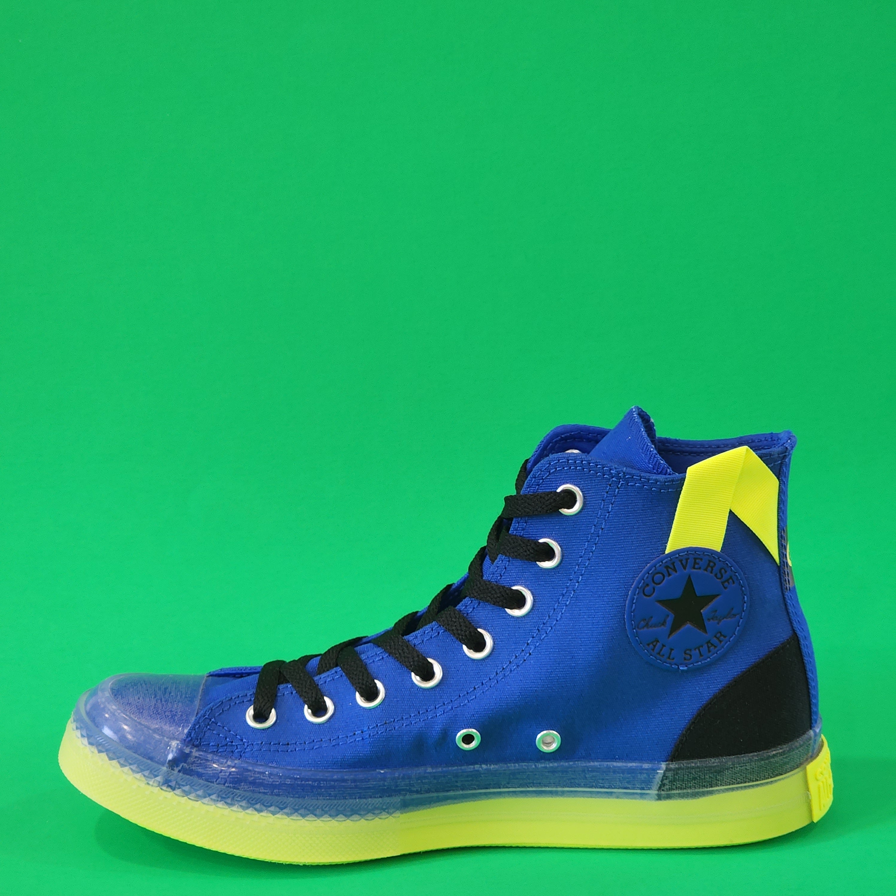 Converse CTAS CX High Hybrid Game Royal Lemon Venom Unisex Sneakers 171694C NWT