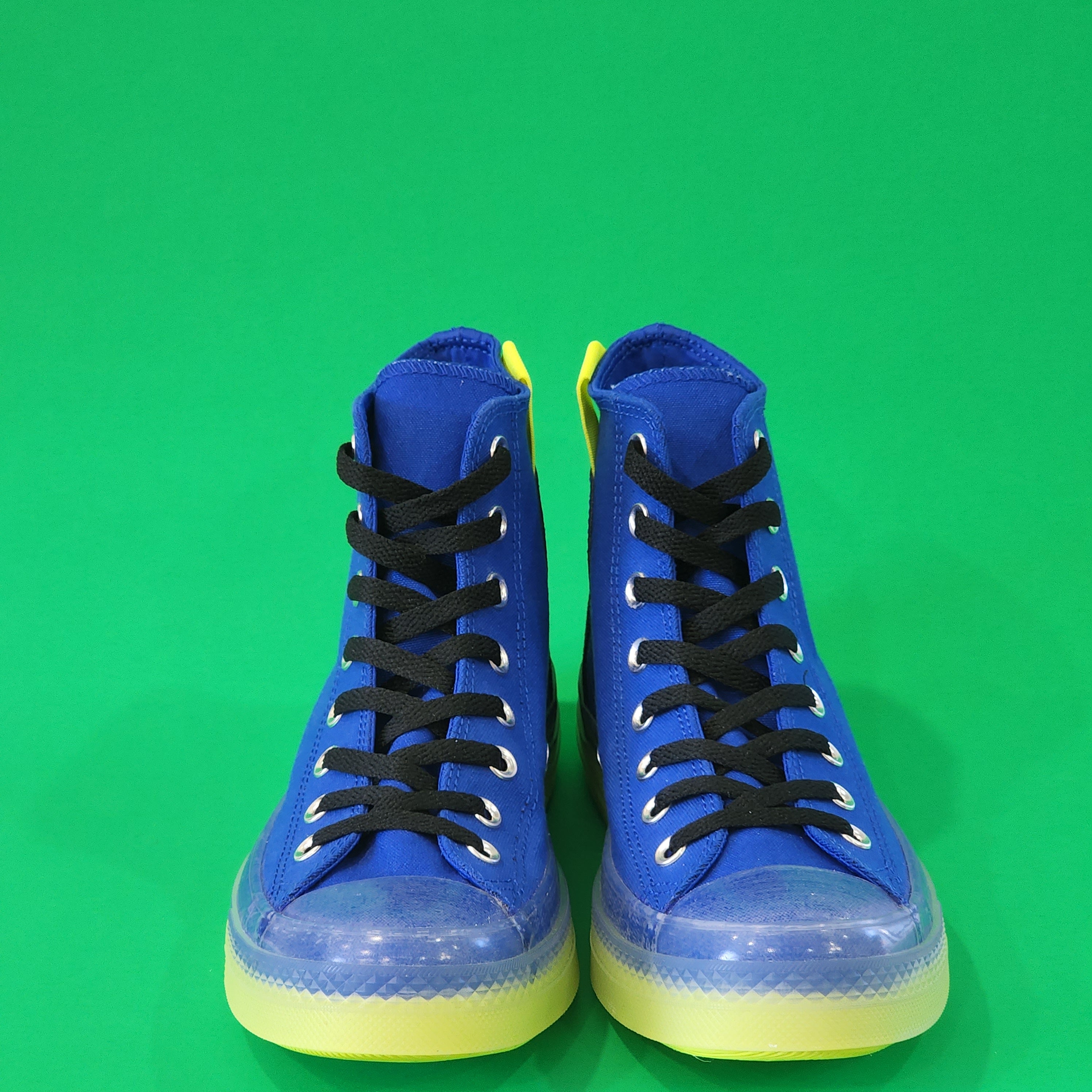 Converse CTAS CX High Hybrid Game Royal Lemon Venom Unisex Sneakers 171694C NWT