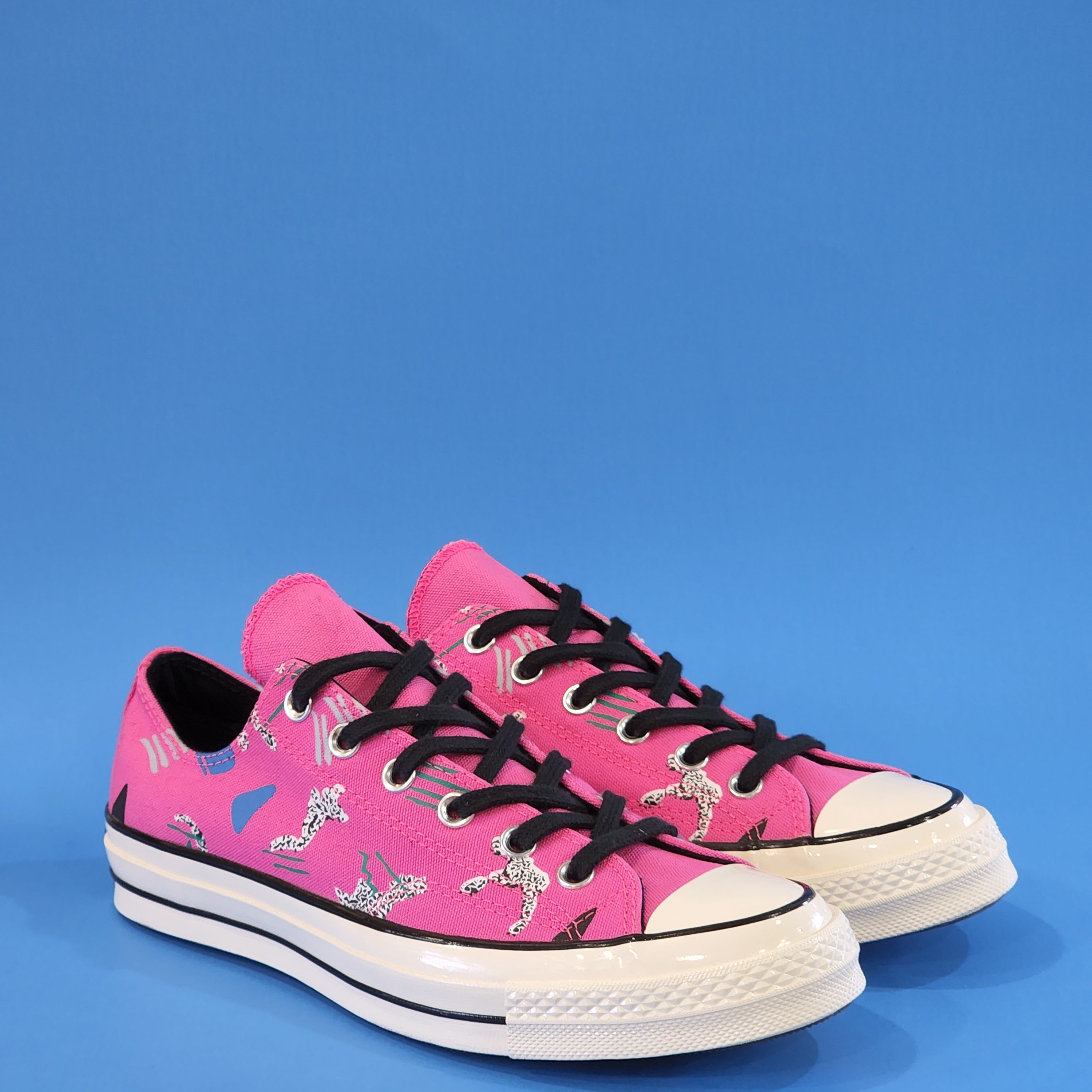 Converse Chuck 70 Low Archive Skate Print Hyper Pink Unisex Sneakers 170925C NWT